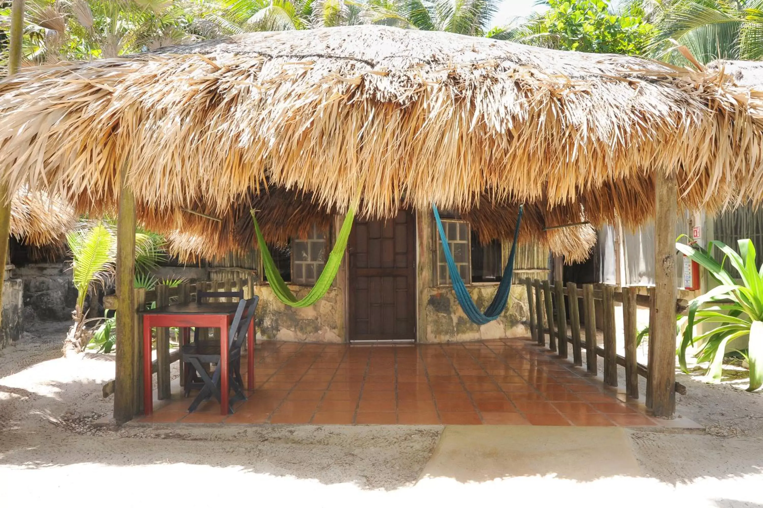 Patio in Zamas Hotel