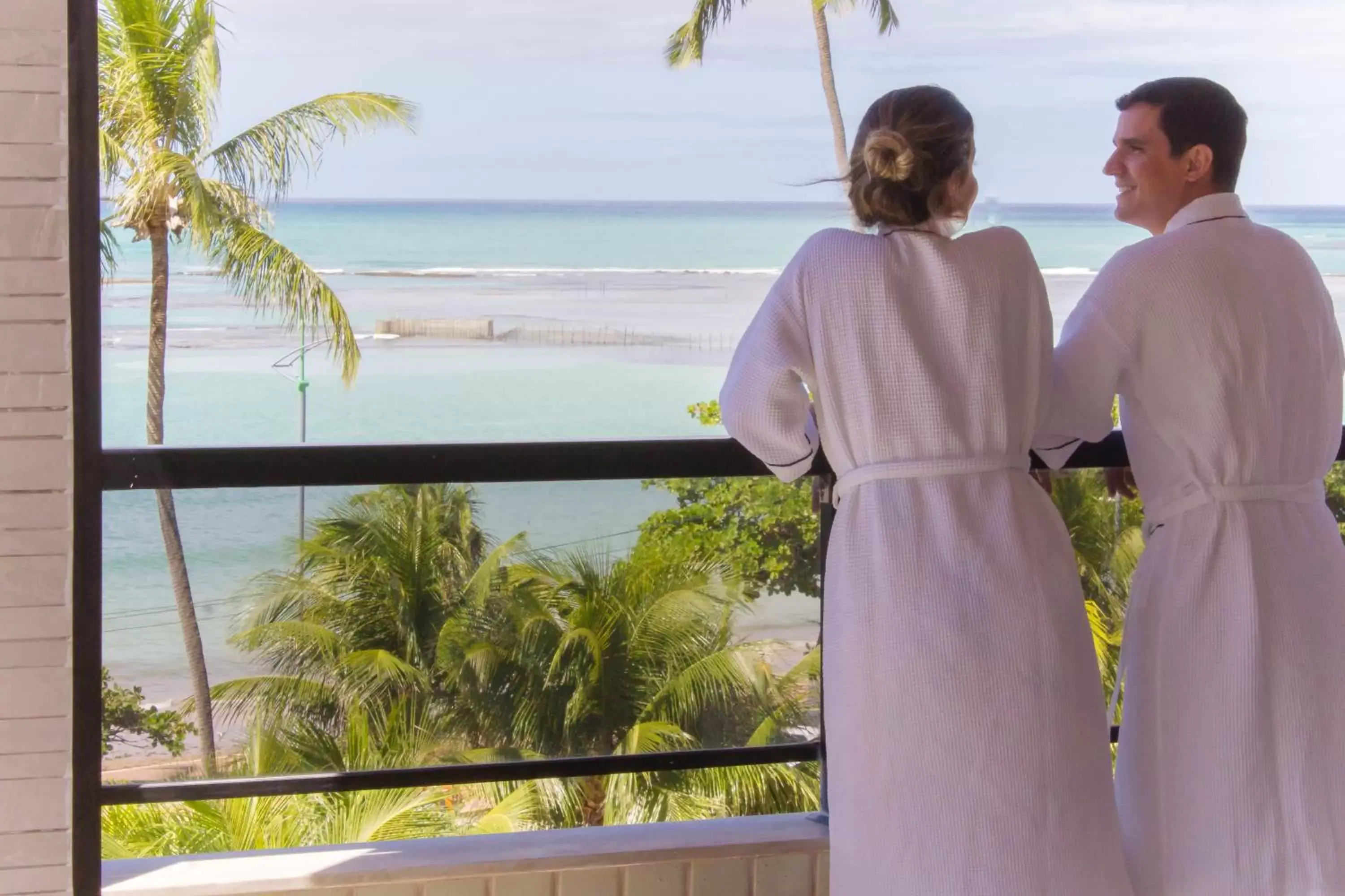 Balcony/Terrace in Maceió Atlantic Suites