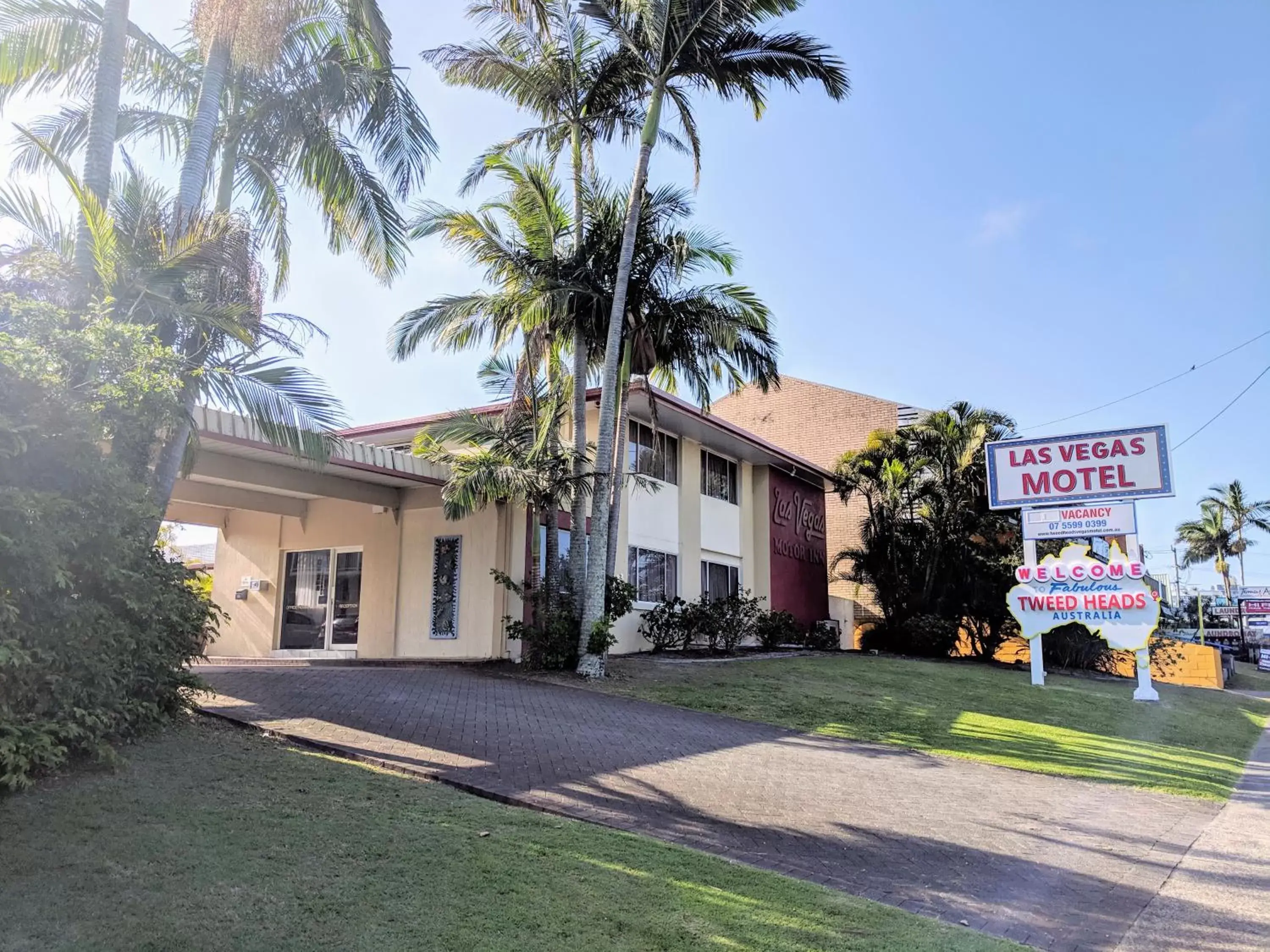 Facade/entrance, Property Building in Tweed Heads Vegas Motel