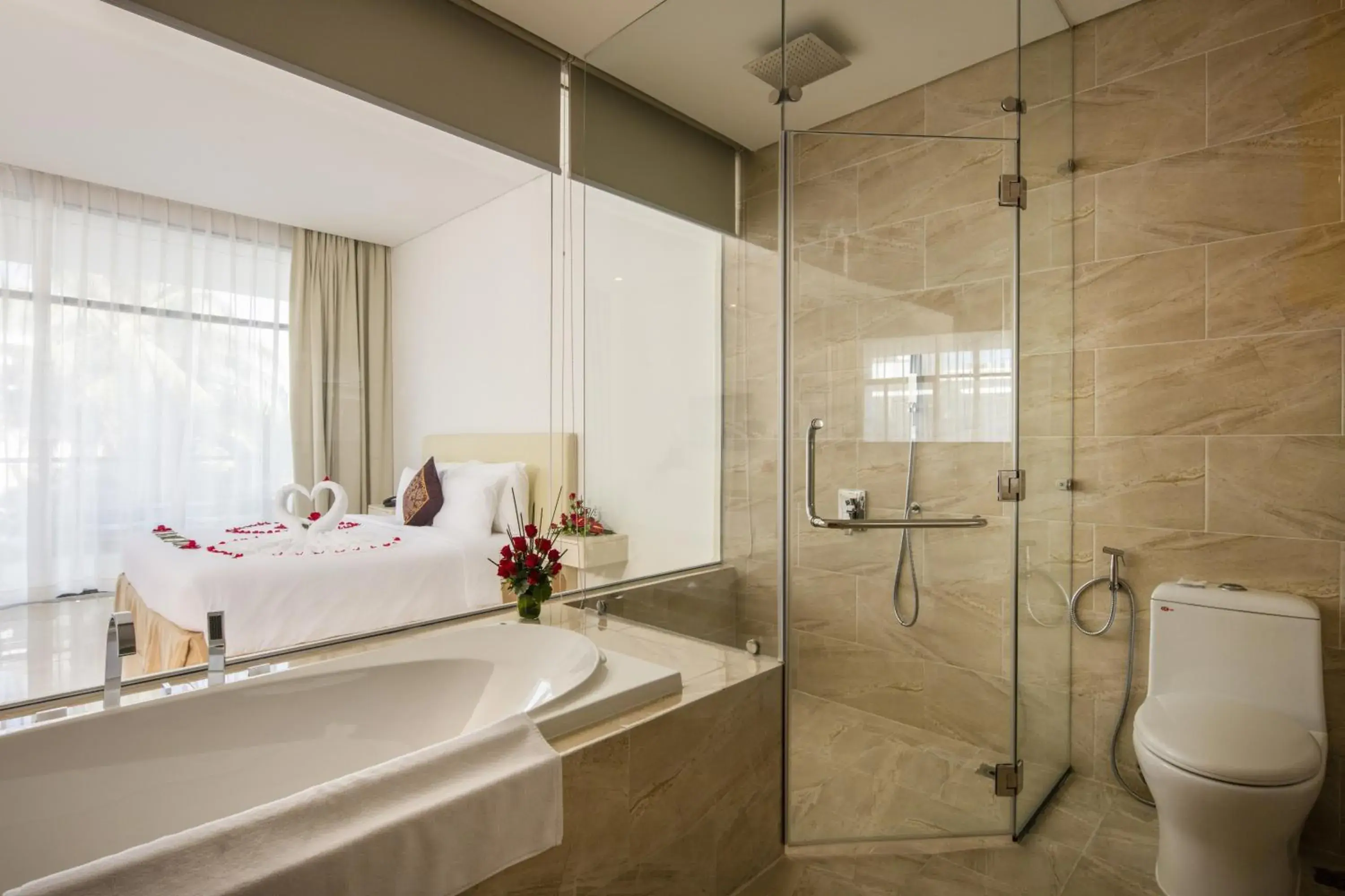 Bathroom in Diamond Bay Condotel Resort Nha Trang