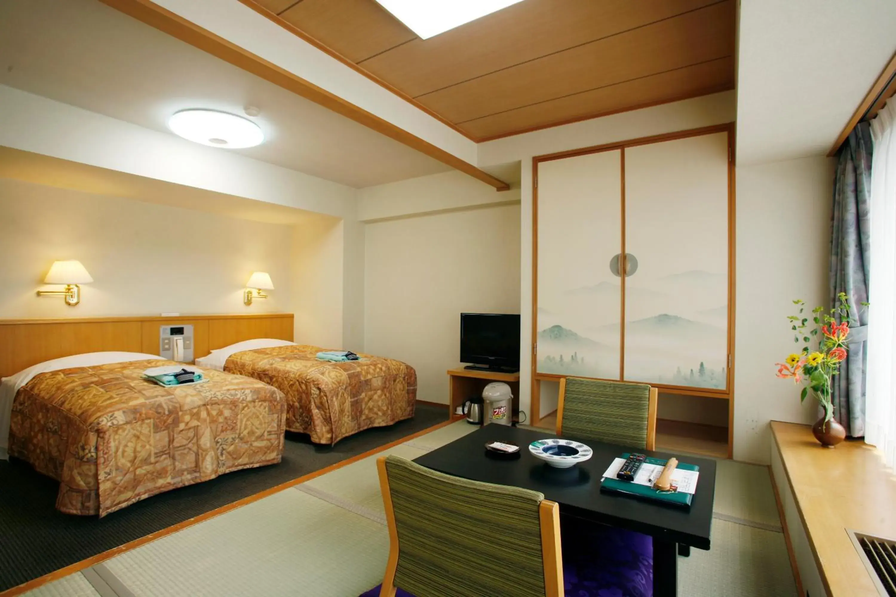 Photo of the whole room in Sounkyo Kanko Hotel