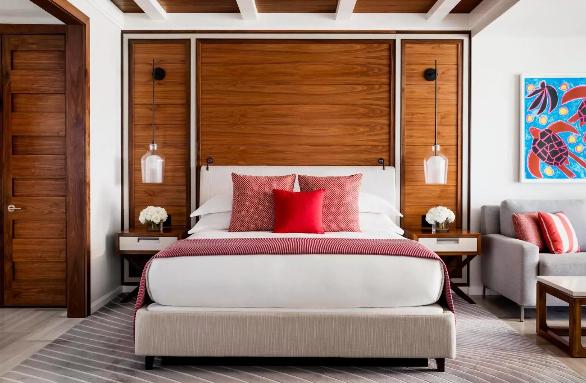 Bed in The Ocean Club, A Four Seasons Resort, Bahamas