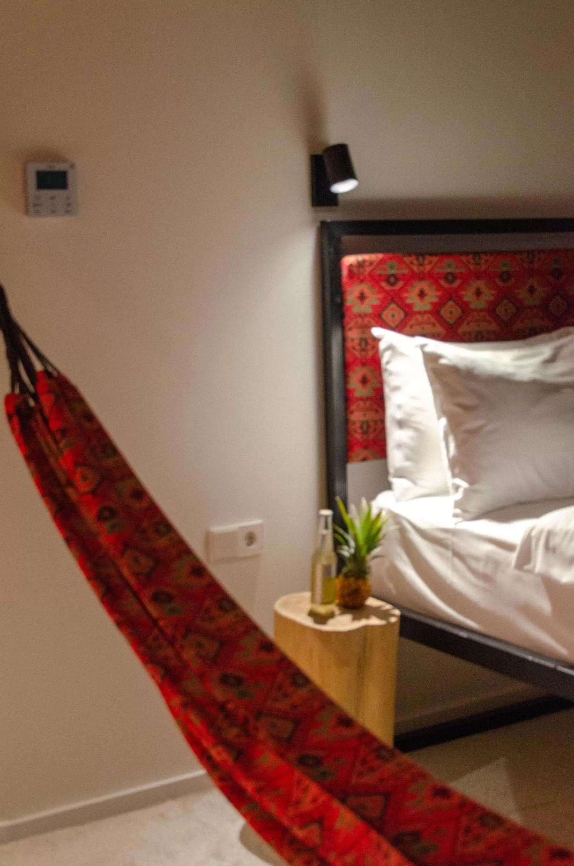 Bed in Kartuli Hotel