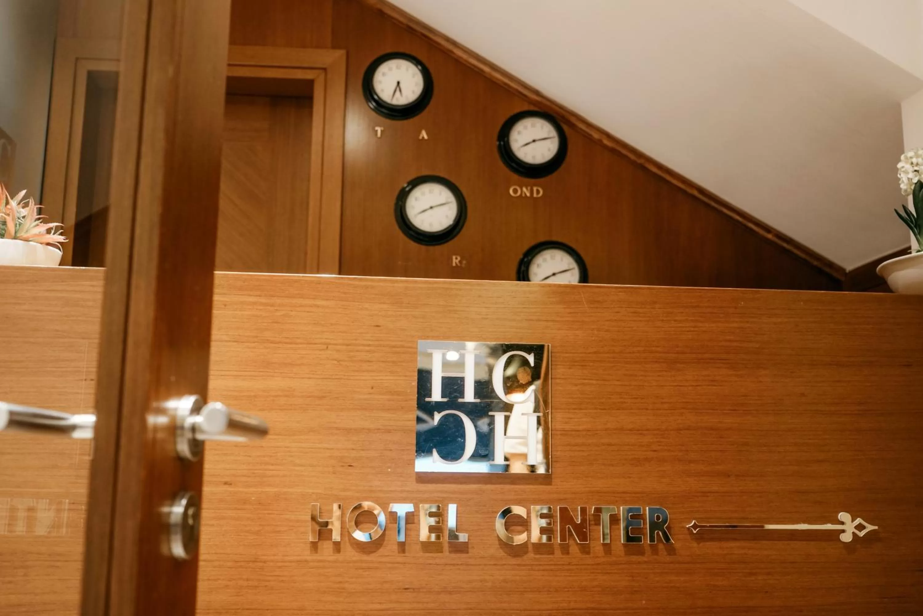 Property logo or sign in Center Hotel