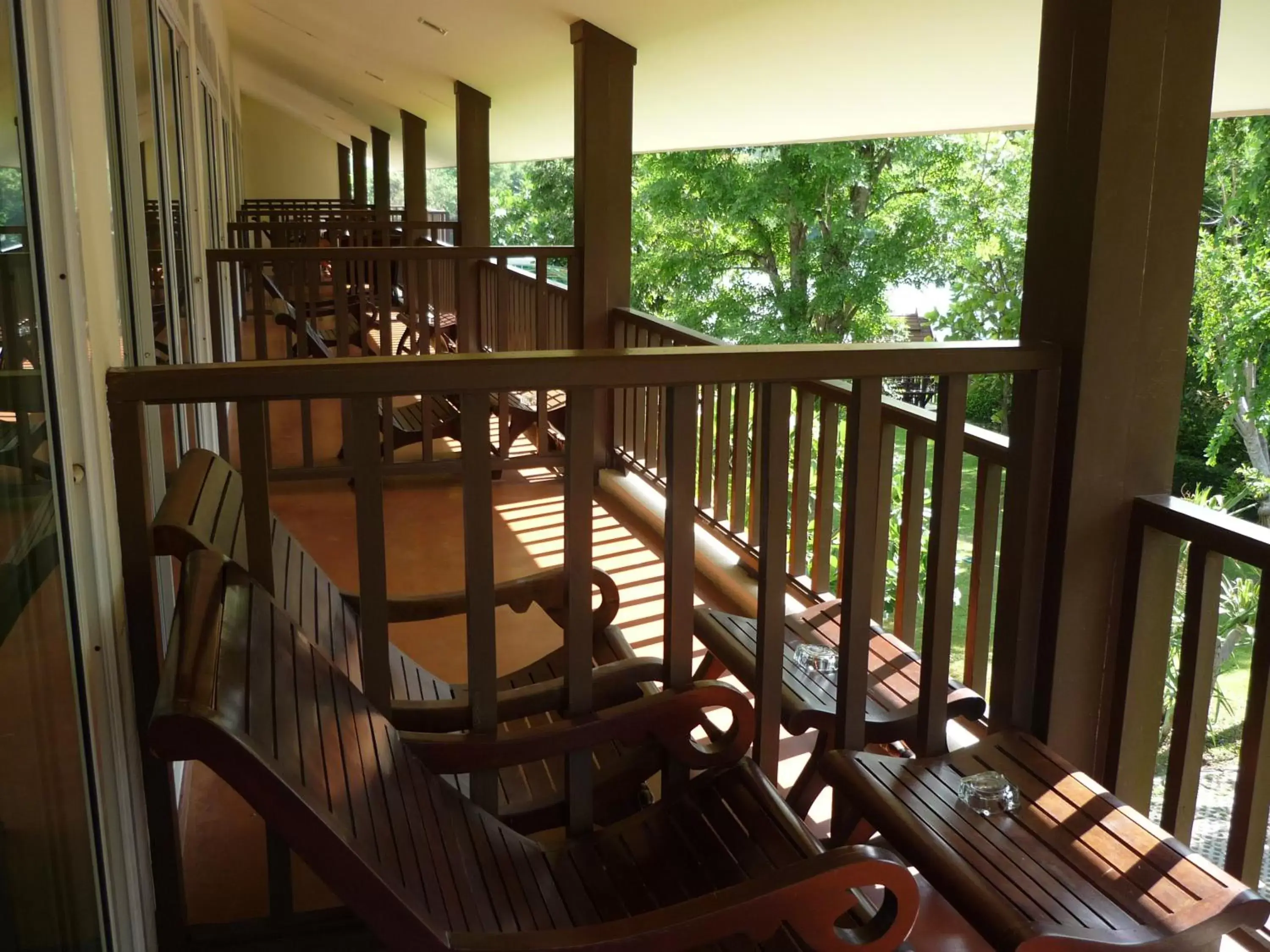 Balcony/Terrace in The RiverKwai Bridge Resort