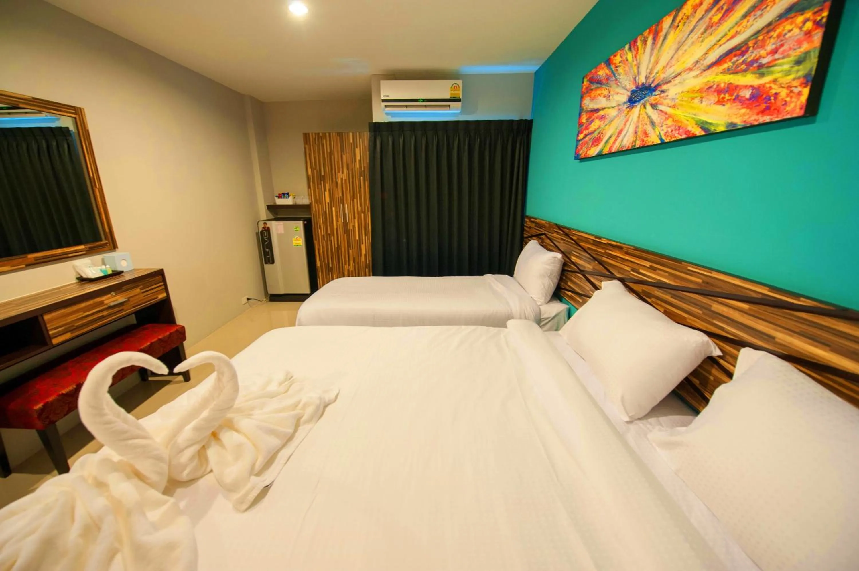 Bed in Dwella Suvarnabhumi