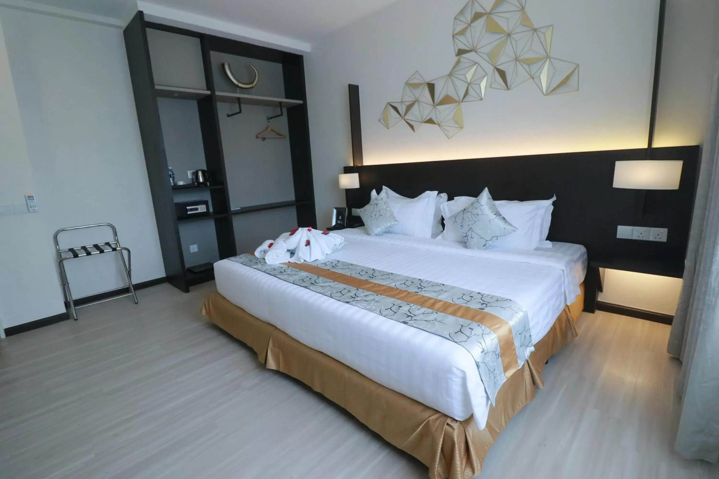 Bed in Amamas Boutique Hotel Kuching