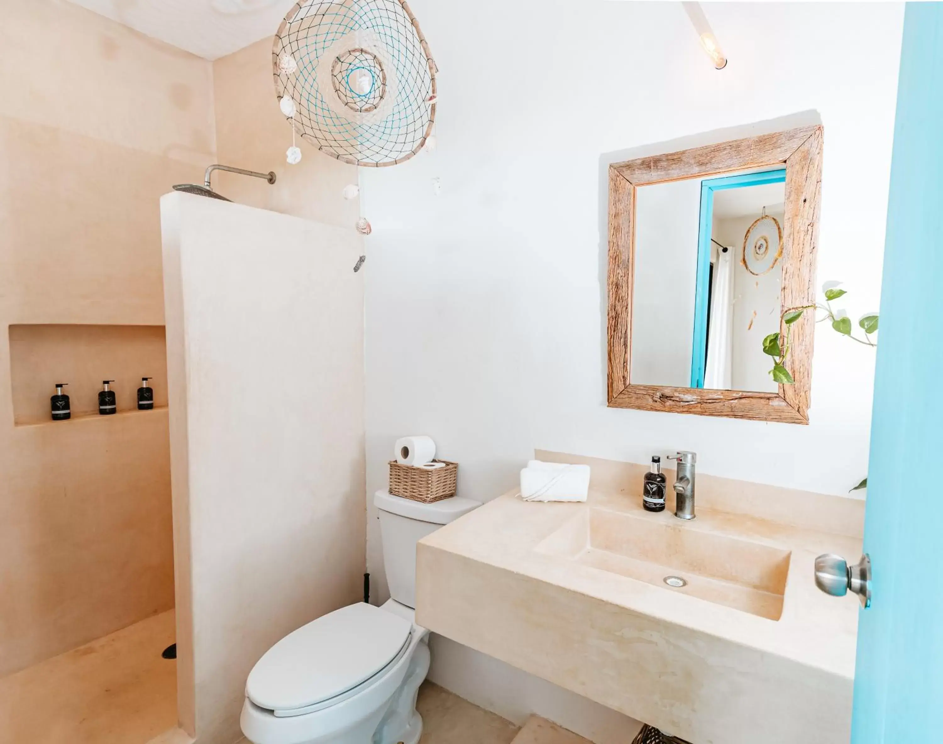 Bathroom in LunArena Boutique Beach Hotel Yucatan Mexico