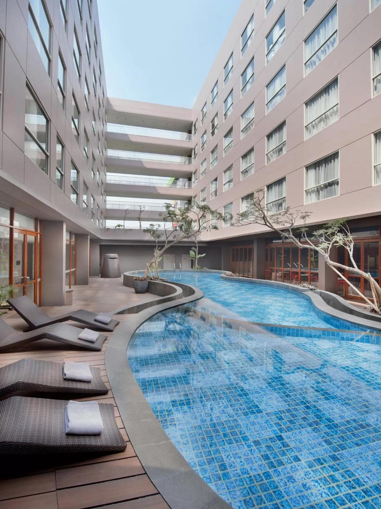 Swimming pool in Ibis Styles Jakarta Airport
