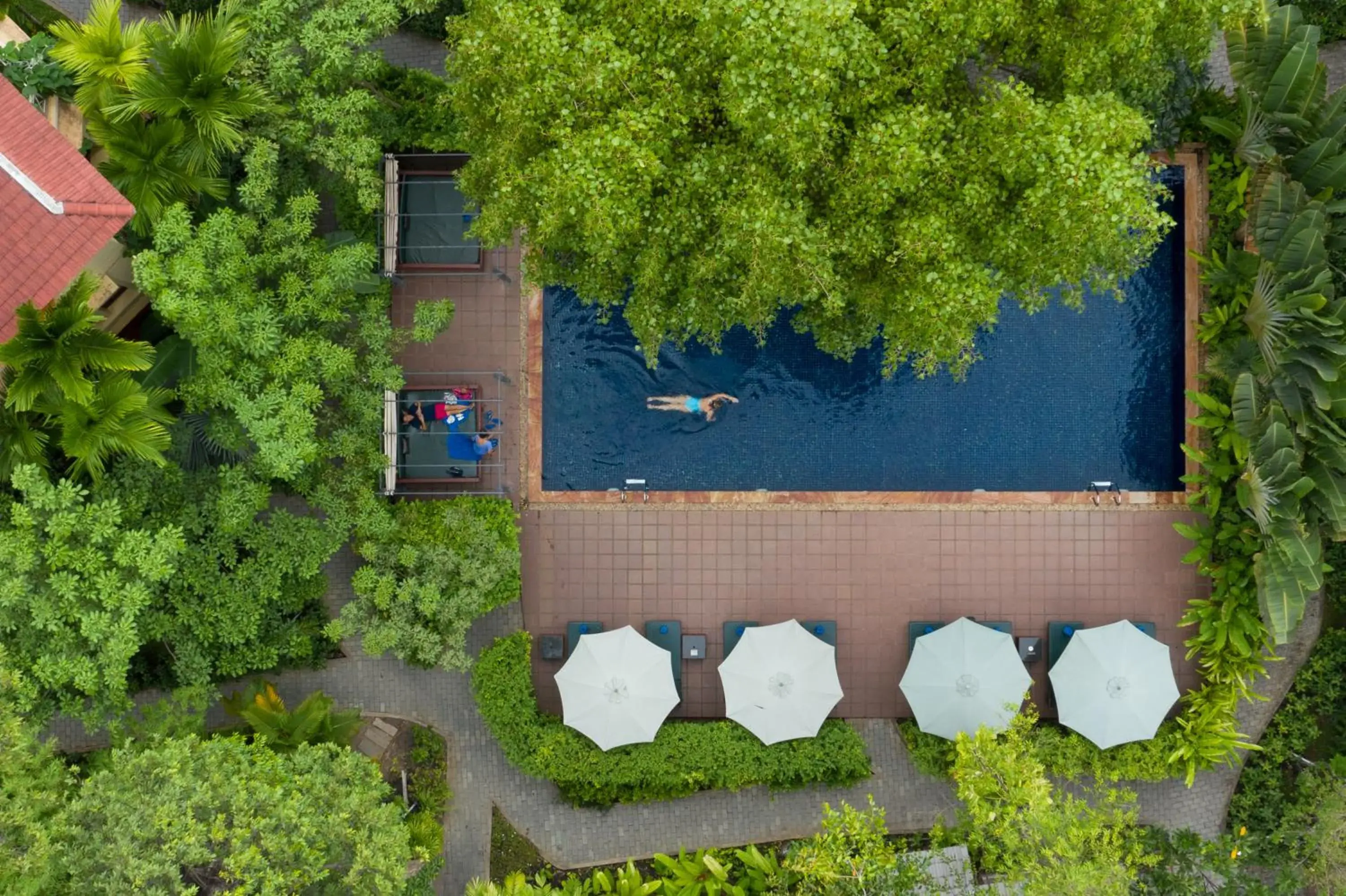Swimming pool in La Rivière d' Angkor Resort