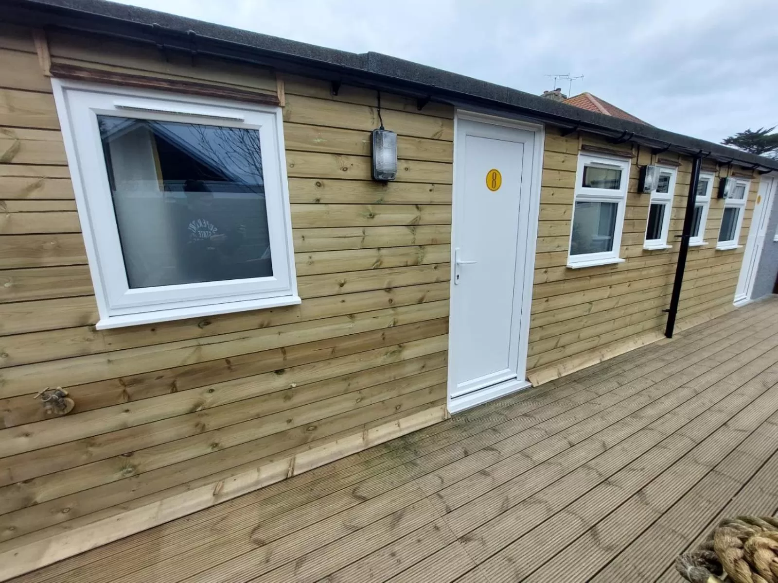Patio in Pensalda Guest House