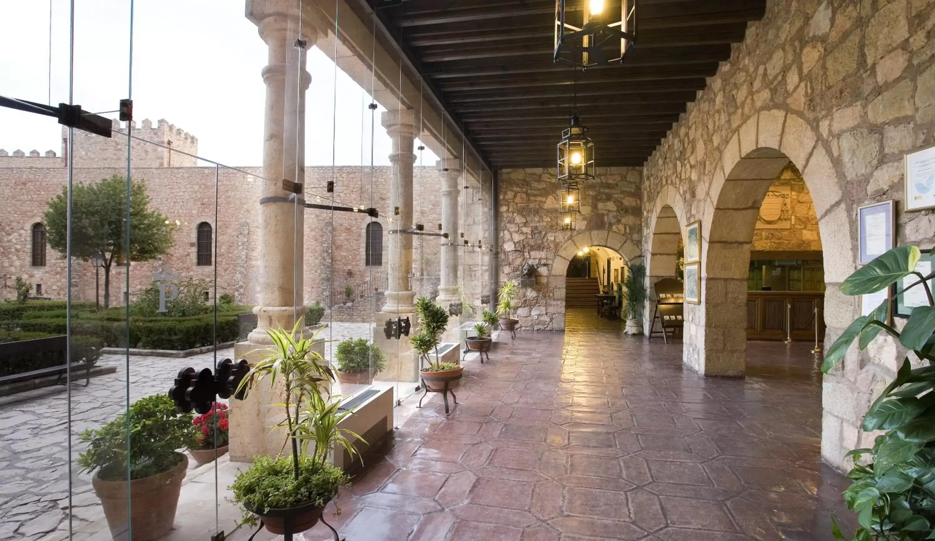 Lobby or reception in Parador de Siguenza Lobby or reception in Parador de Siguenza