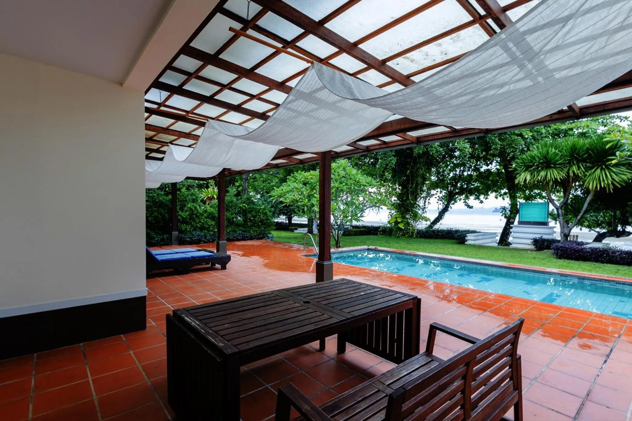 Two-Bedroom Beach Front Pool Villa in Anyavee Tubkaek Beach Resort- SHA Plus