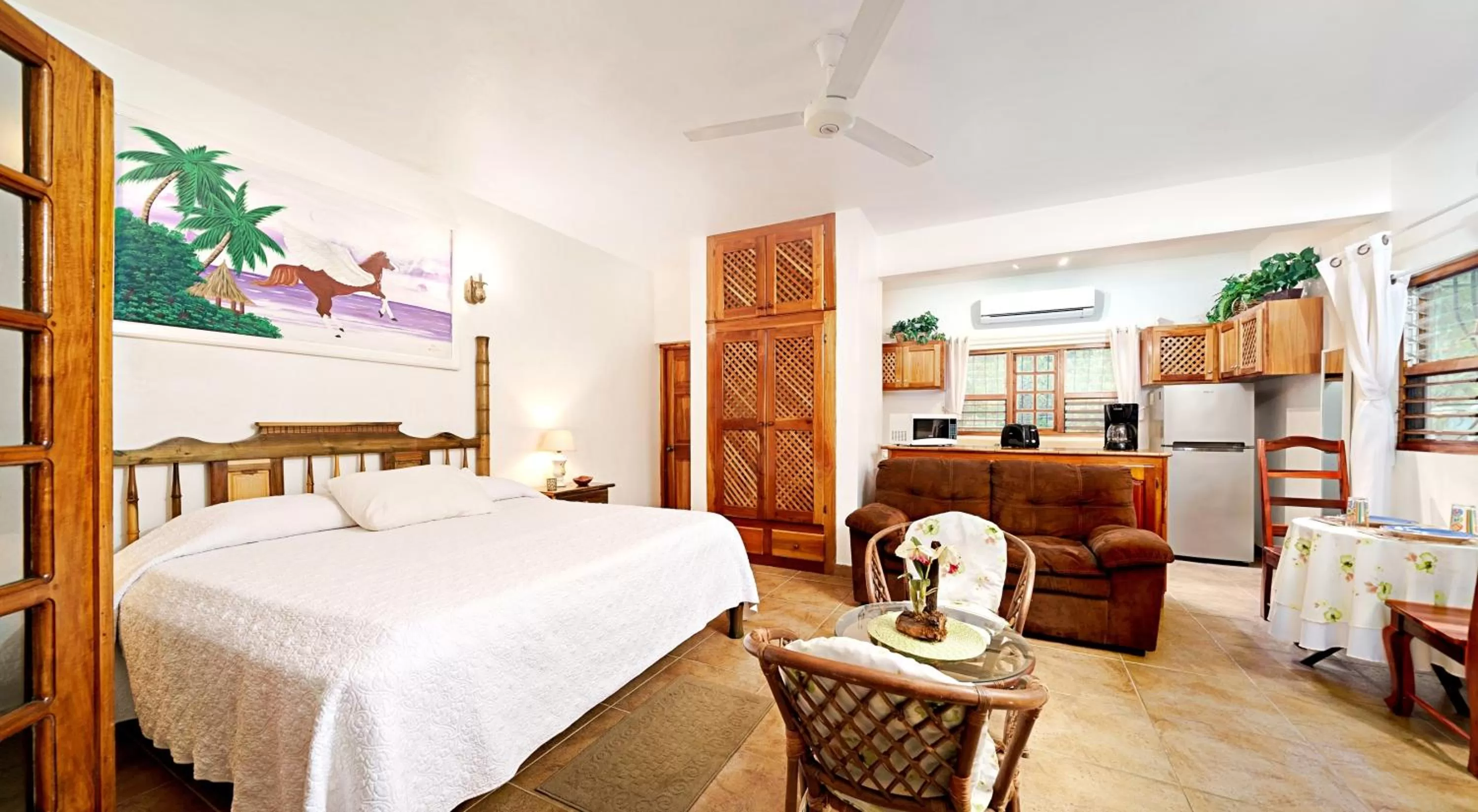 Living room in Beach House Condos, Negril