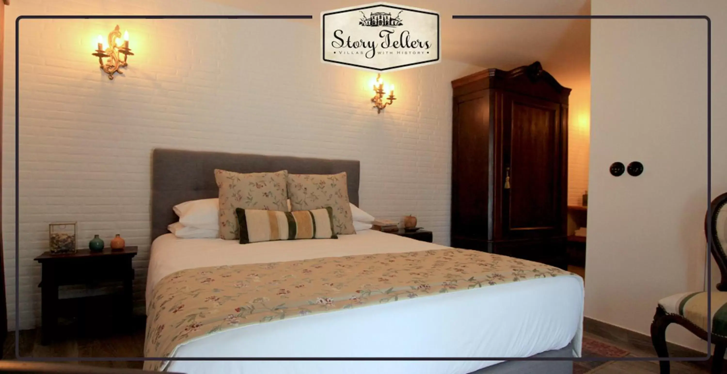 Bed in Storytellers Villas