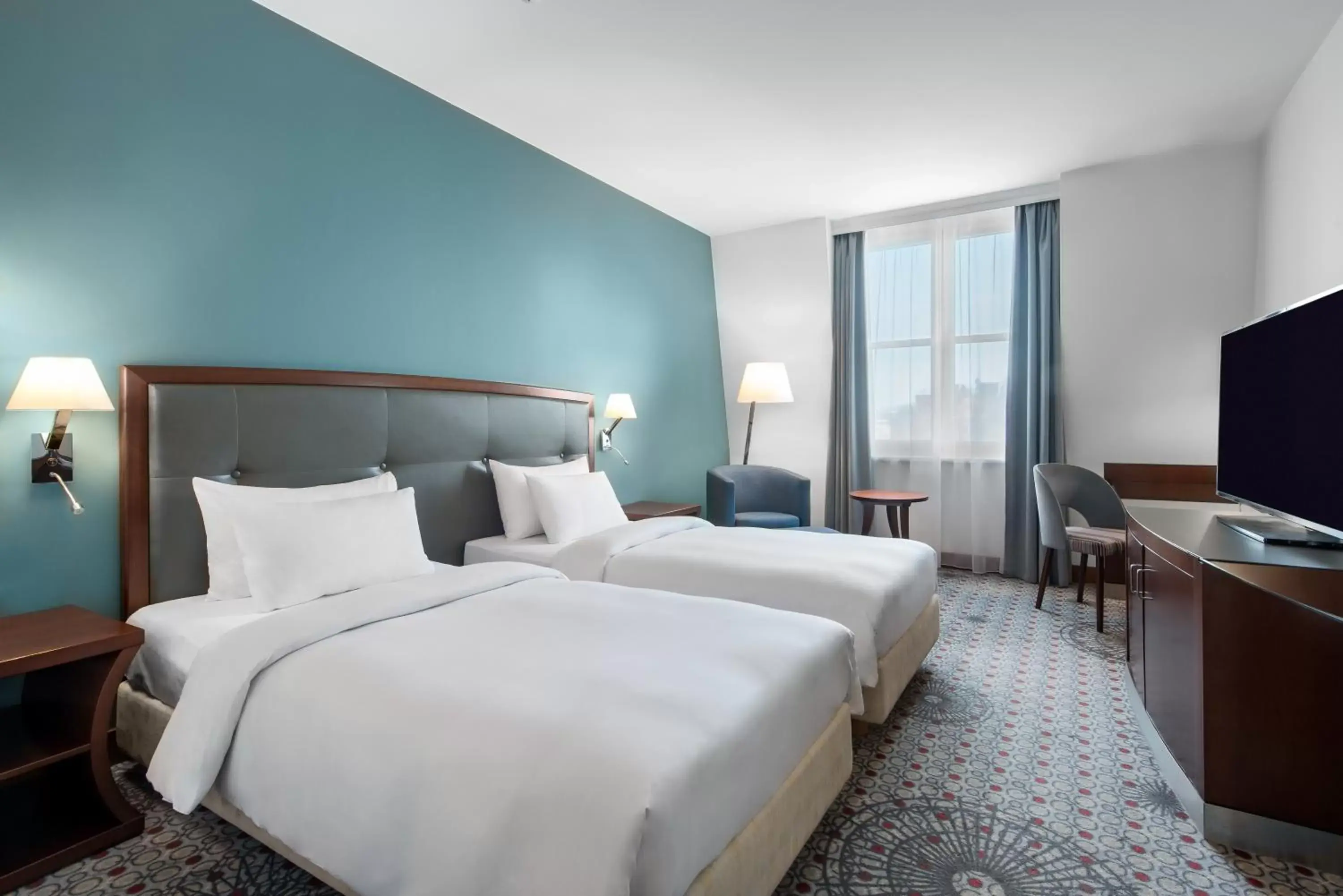 Bed in Radisson Blu Hotel Wroclaw Bed in Radisson Blu Hotel Wroclaw