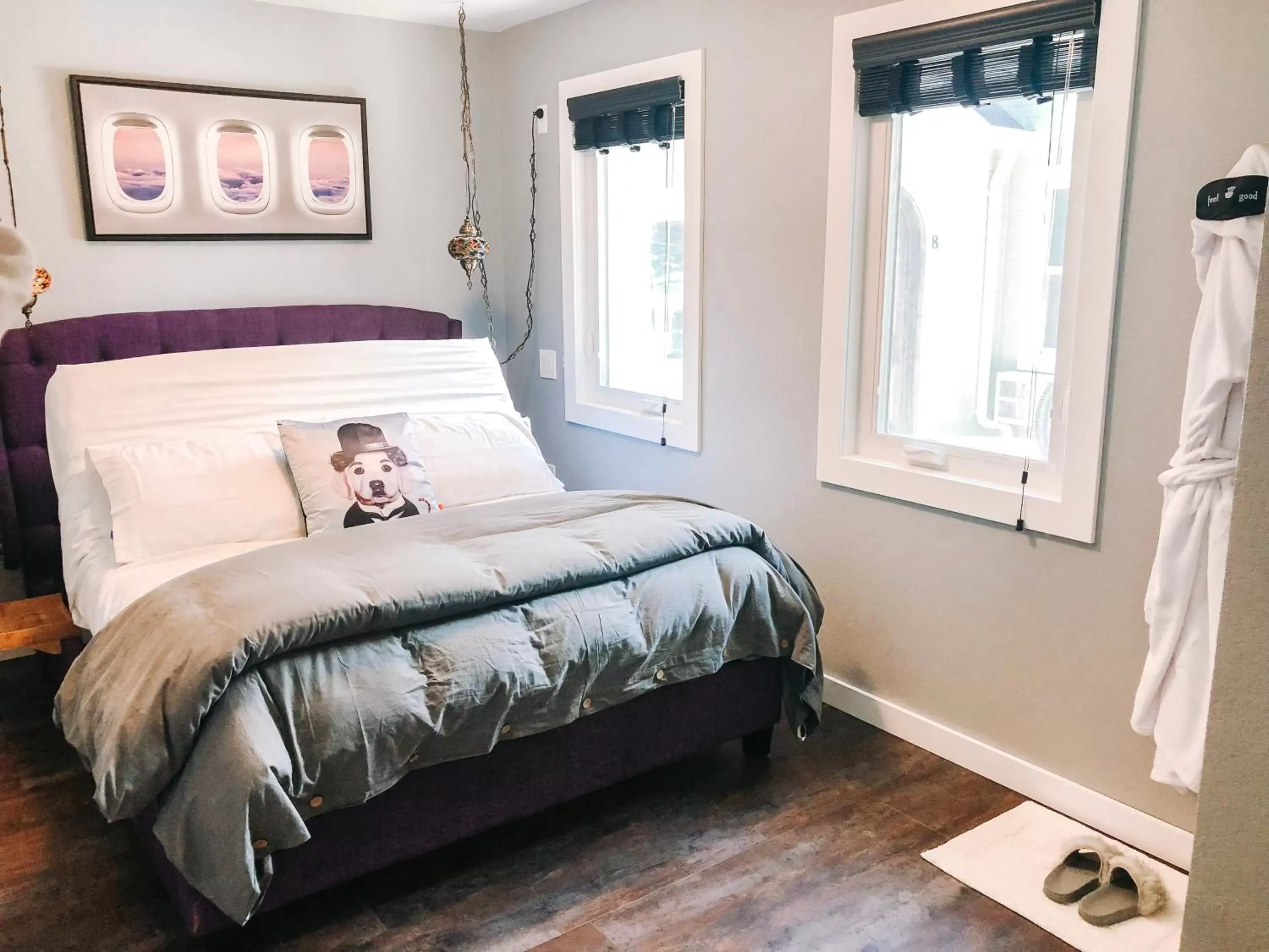 Bed in EO Bungalows, Black Hills