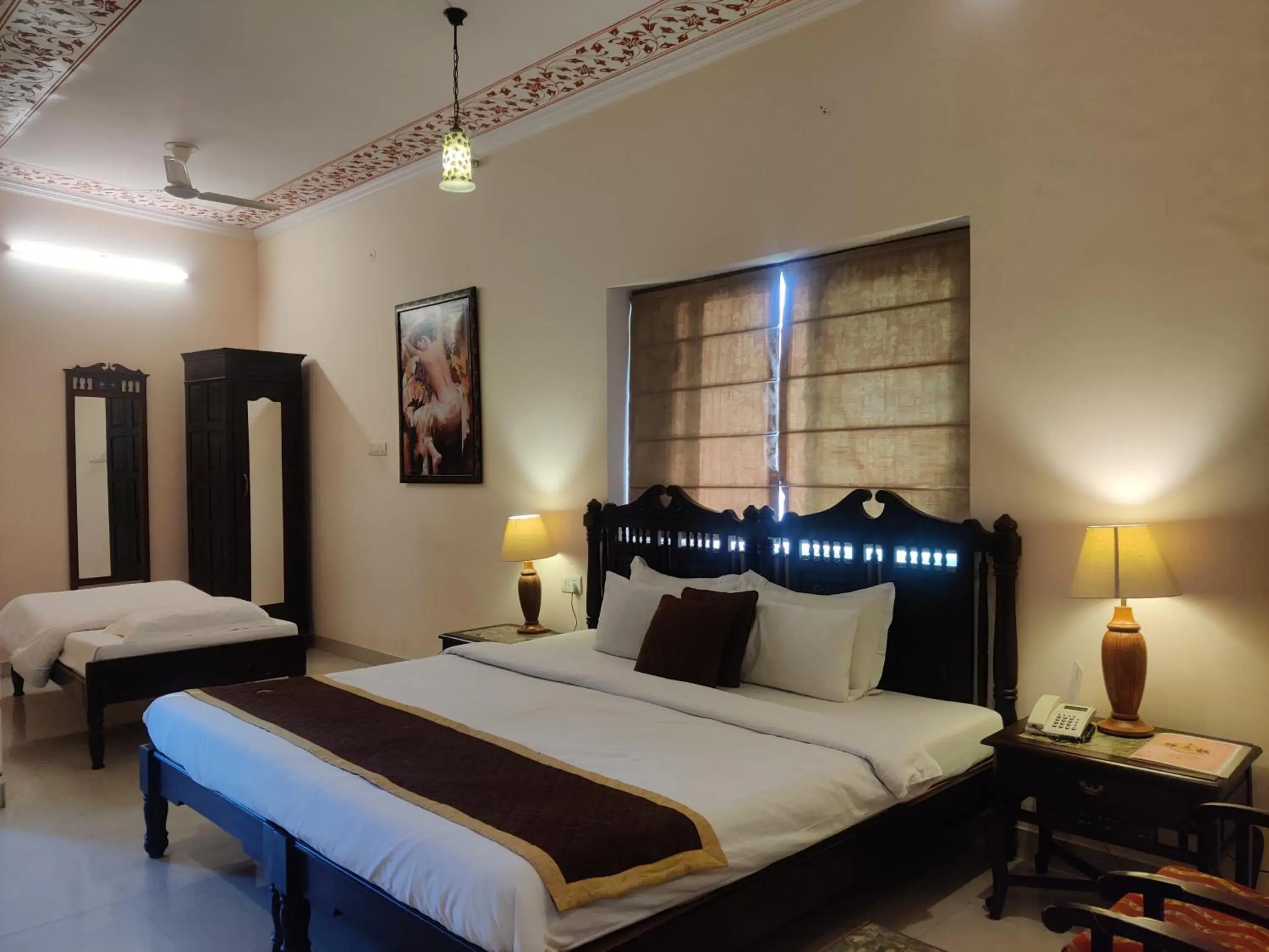 Deluxe Triple Room in Suryaa Villa Jaipur - A Boutique Heritage Haveli