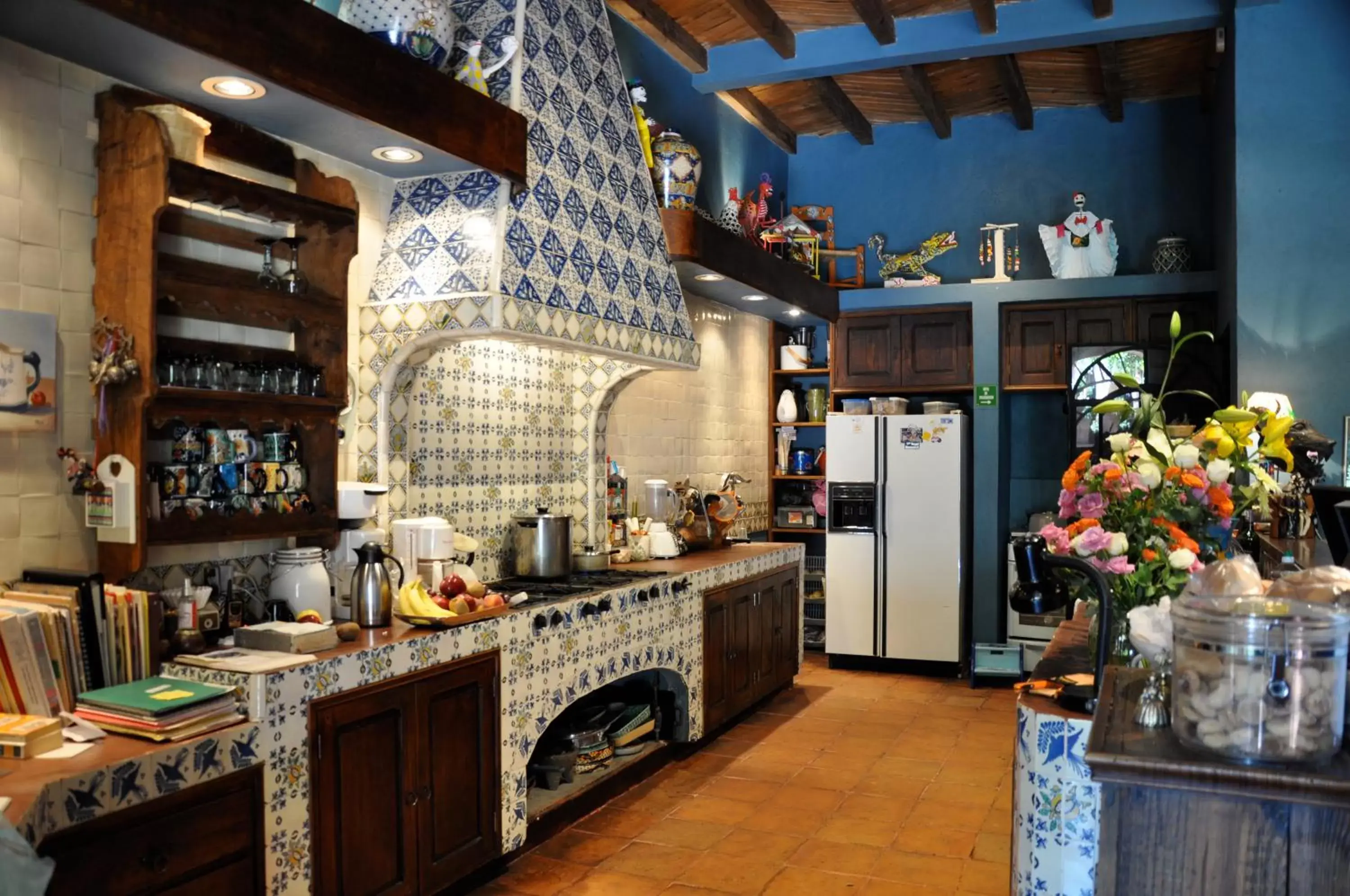 Kitchen or kitchenette in Casa de la Cuesta B&B