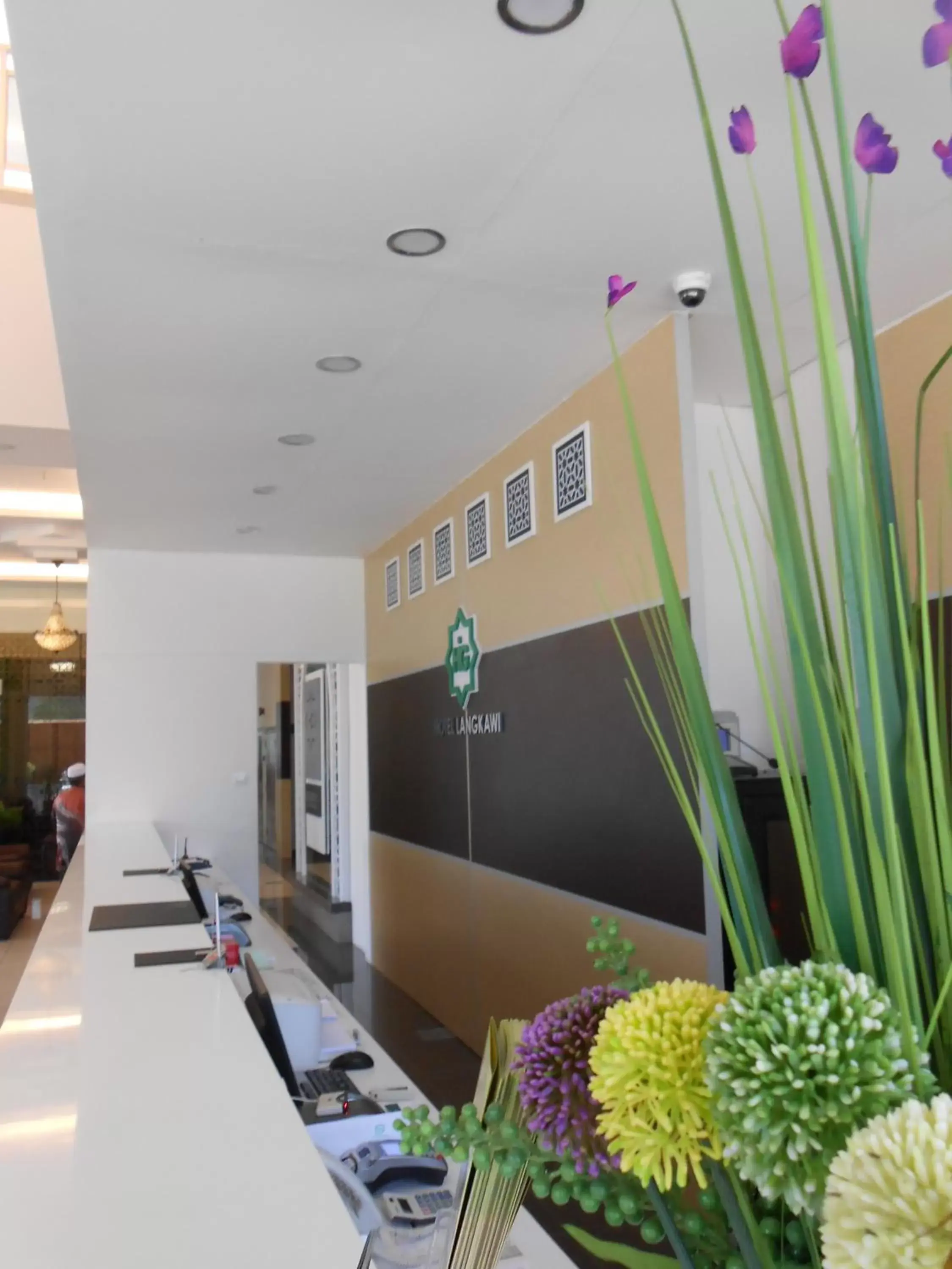 Lobby or reception in HIG Hotel