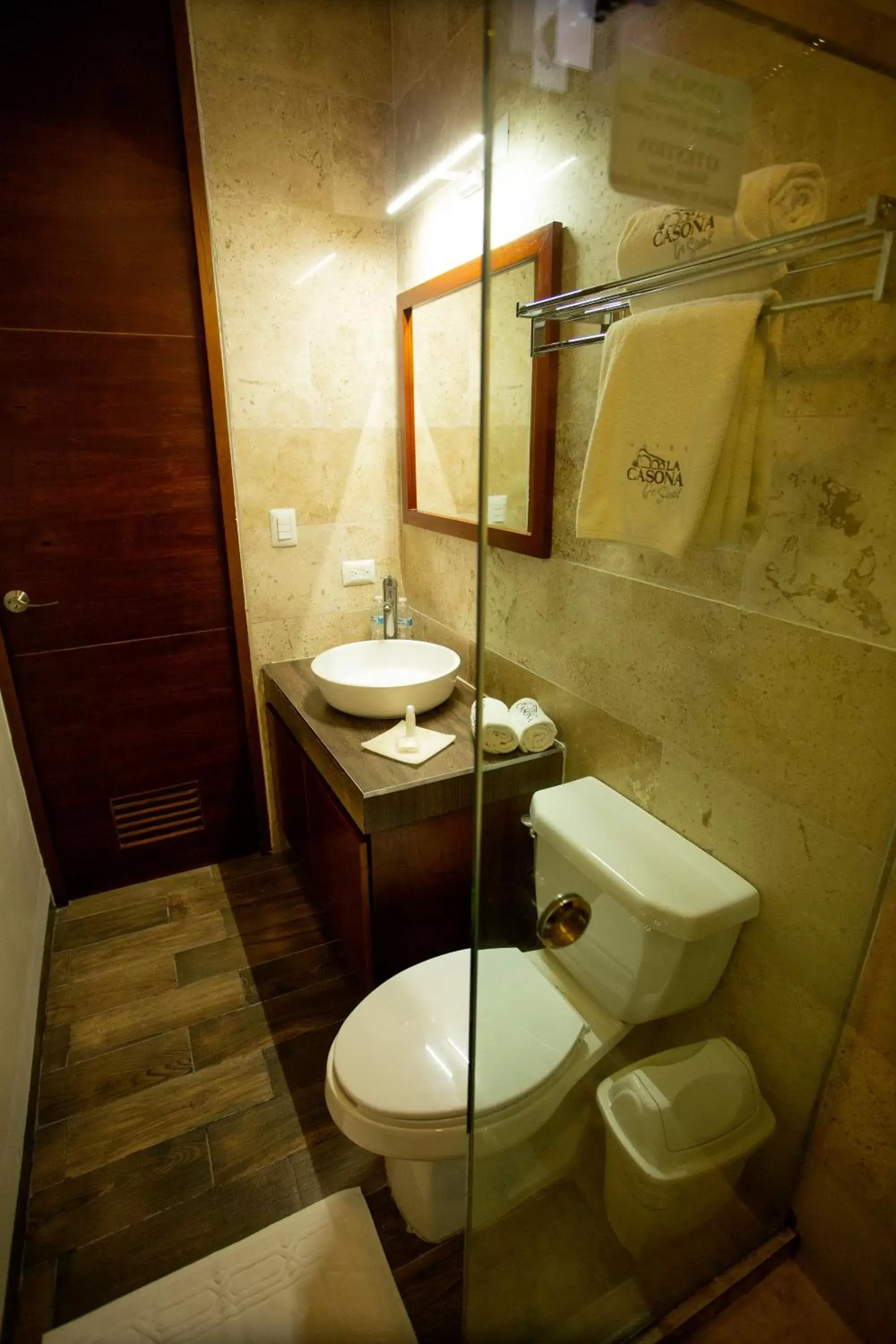 Toilet, Bathroom in La Casona de Sisal Hotel