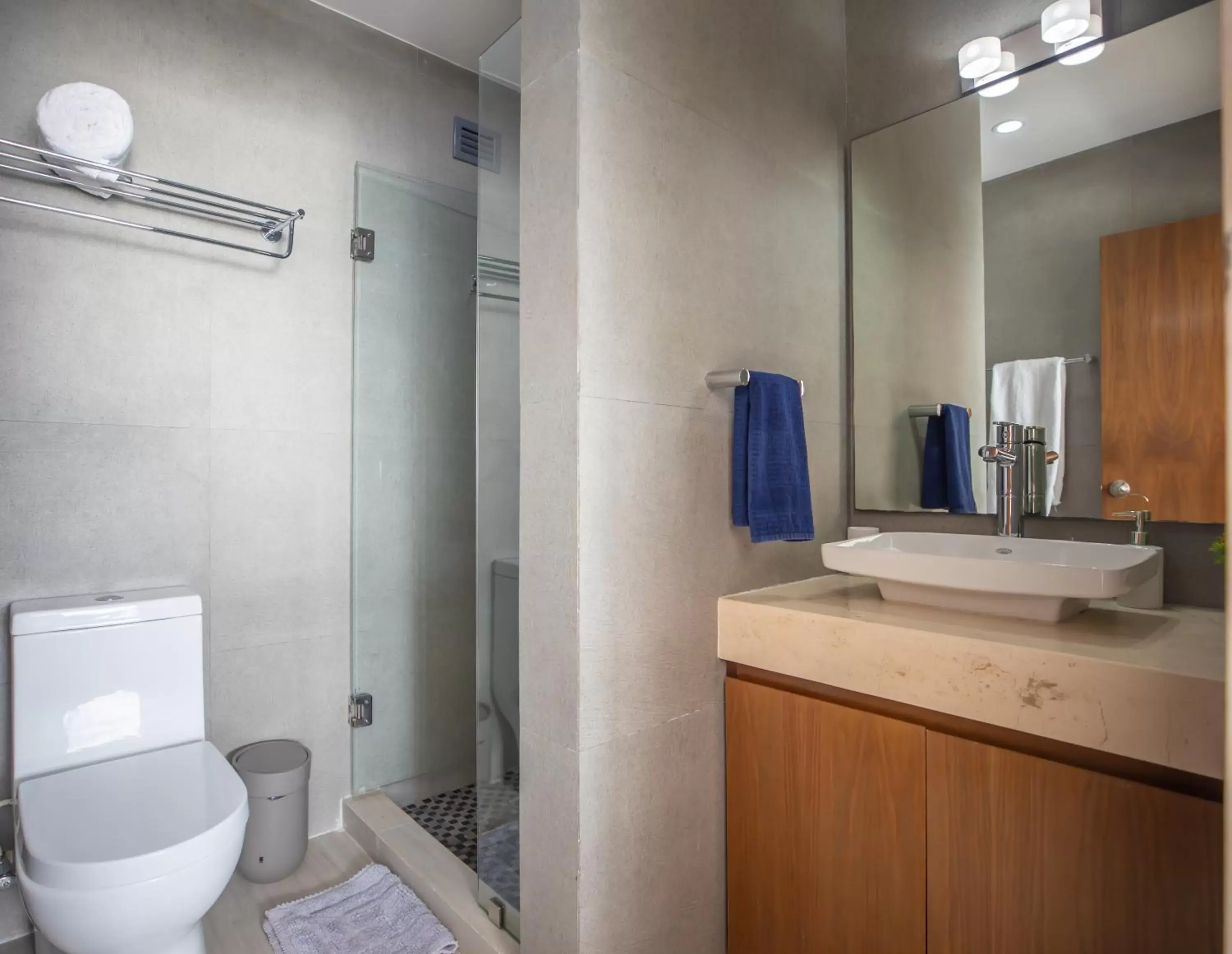Bathroom in Beachfront Penthouses by LivIN Cancun