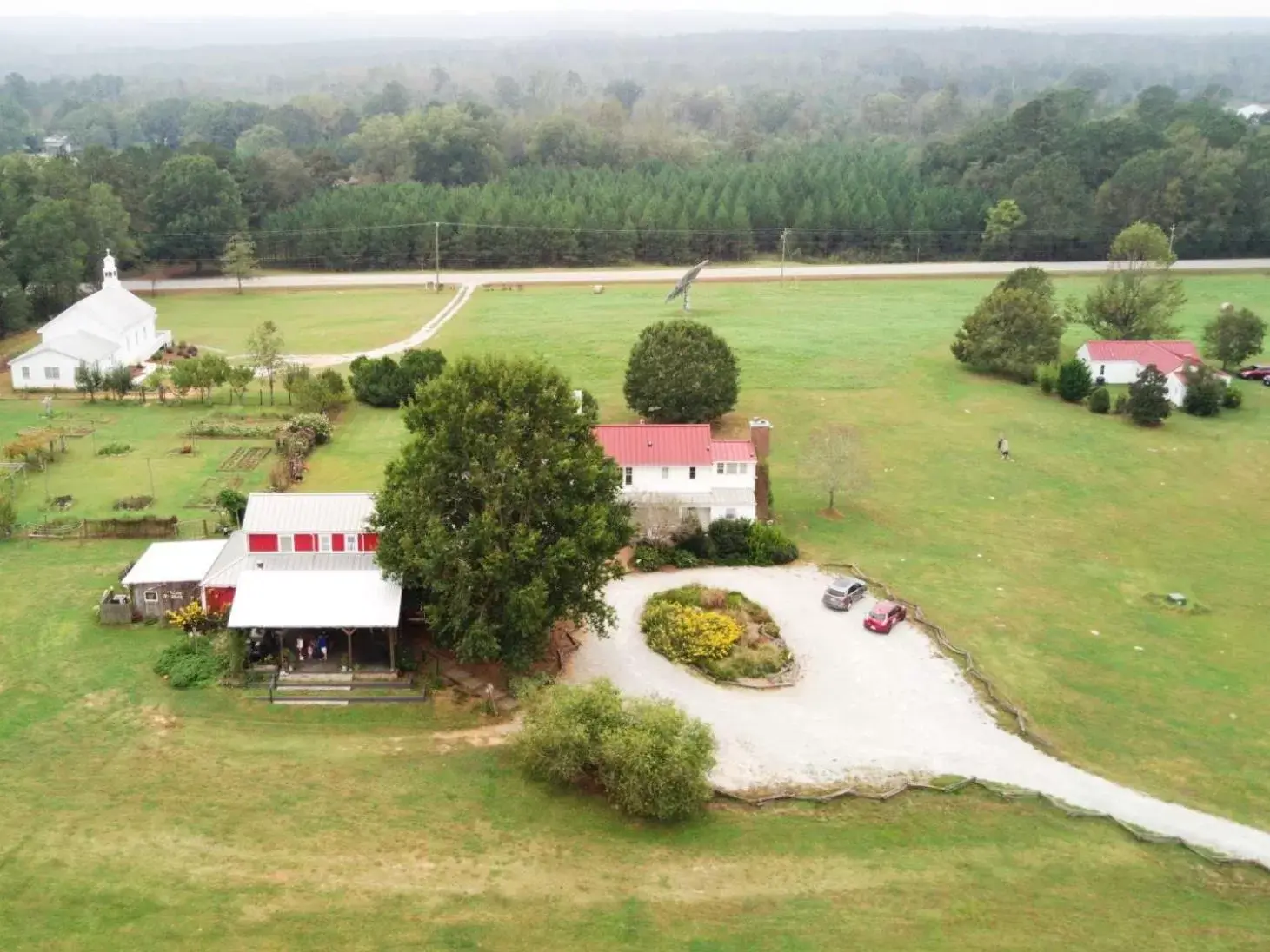 View (from property/room), Bird's-eye View in The Farmhouse Inn