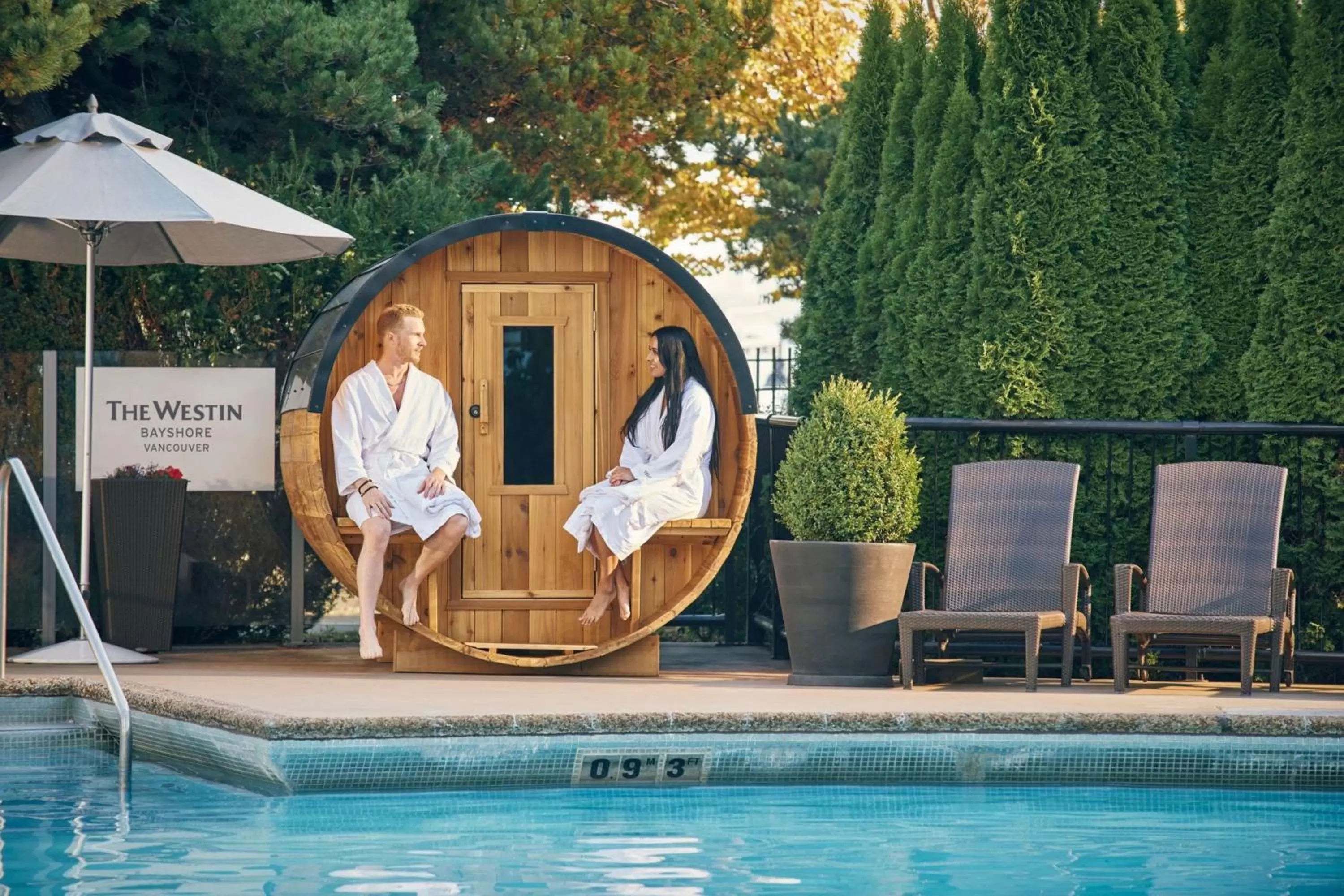 Swimming pool in The Westin Bayshore, Vancouver