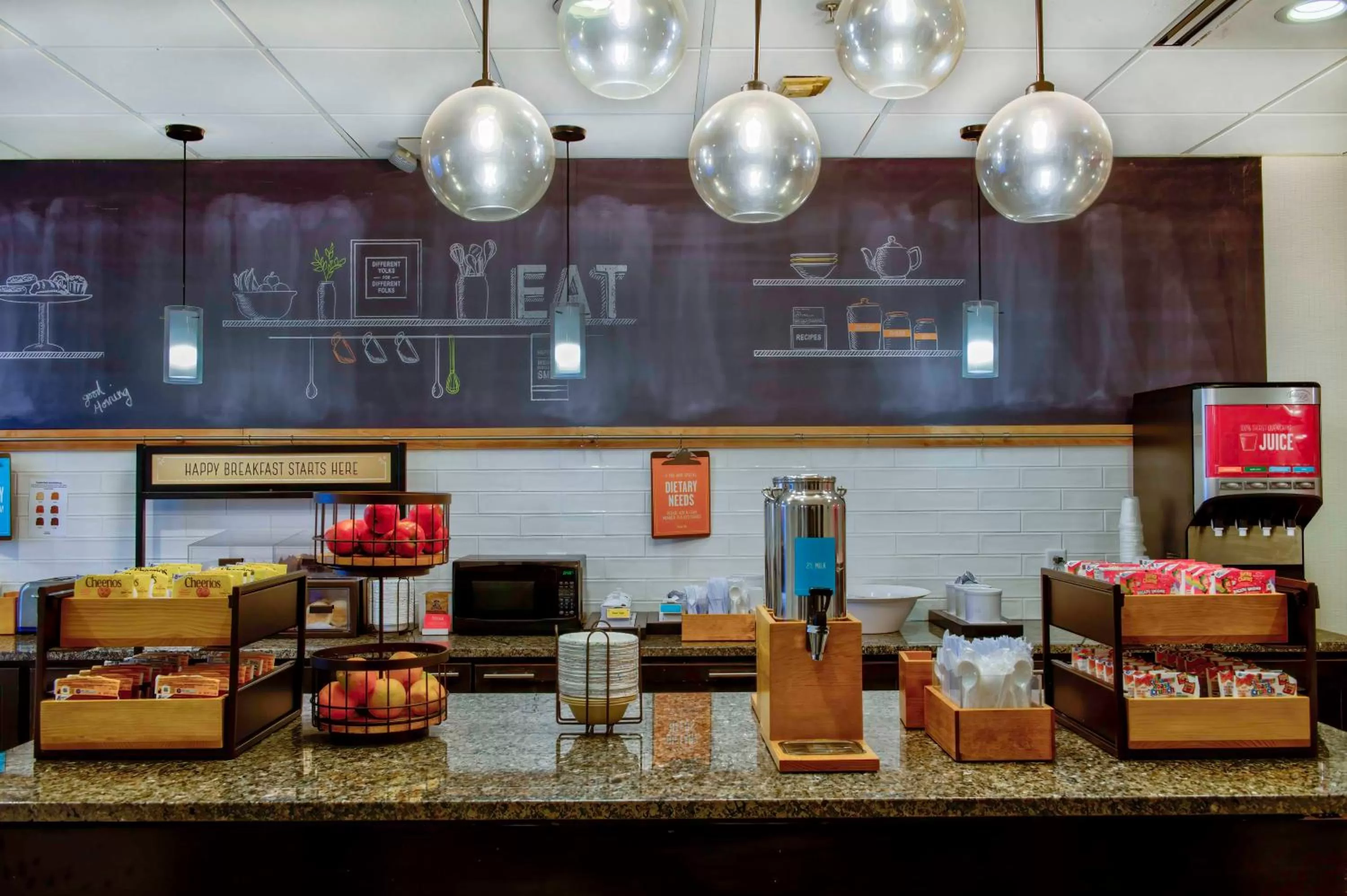 Breakfast in Hampton Inn Cortland