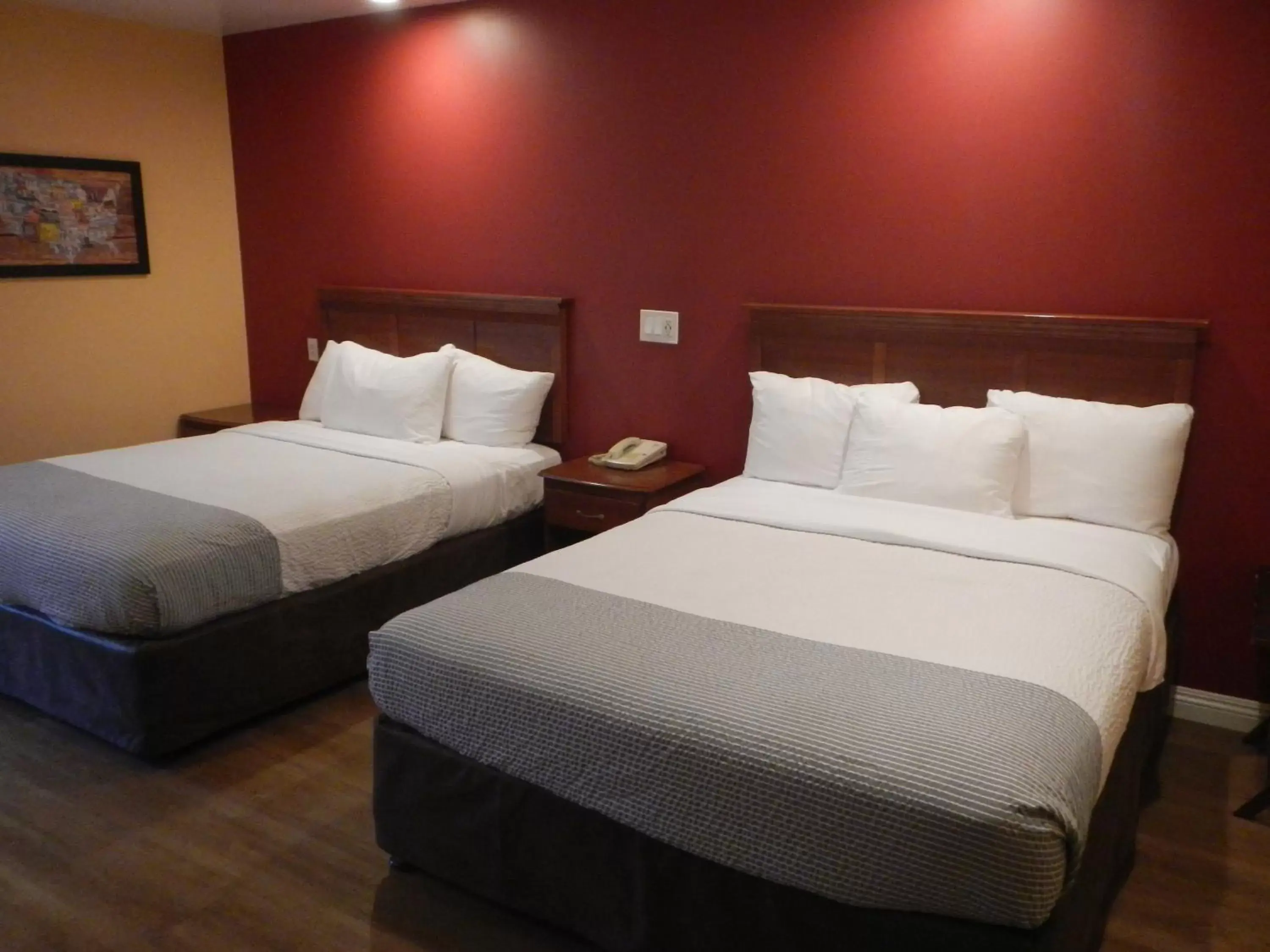 View (from property/room), Bed in Rodeway Inn Carson - Los Angeles South View (from property/room), Bed in Rodeway Inn Carson - Los Angeles South