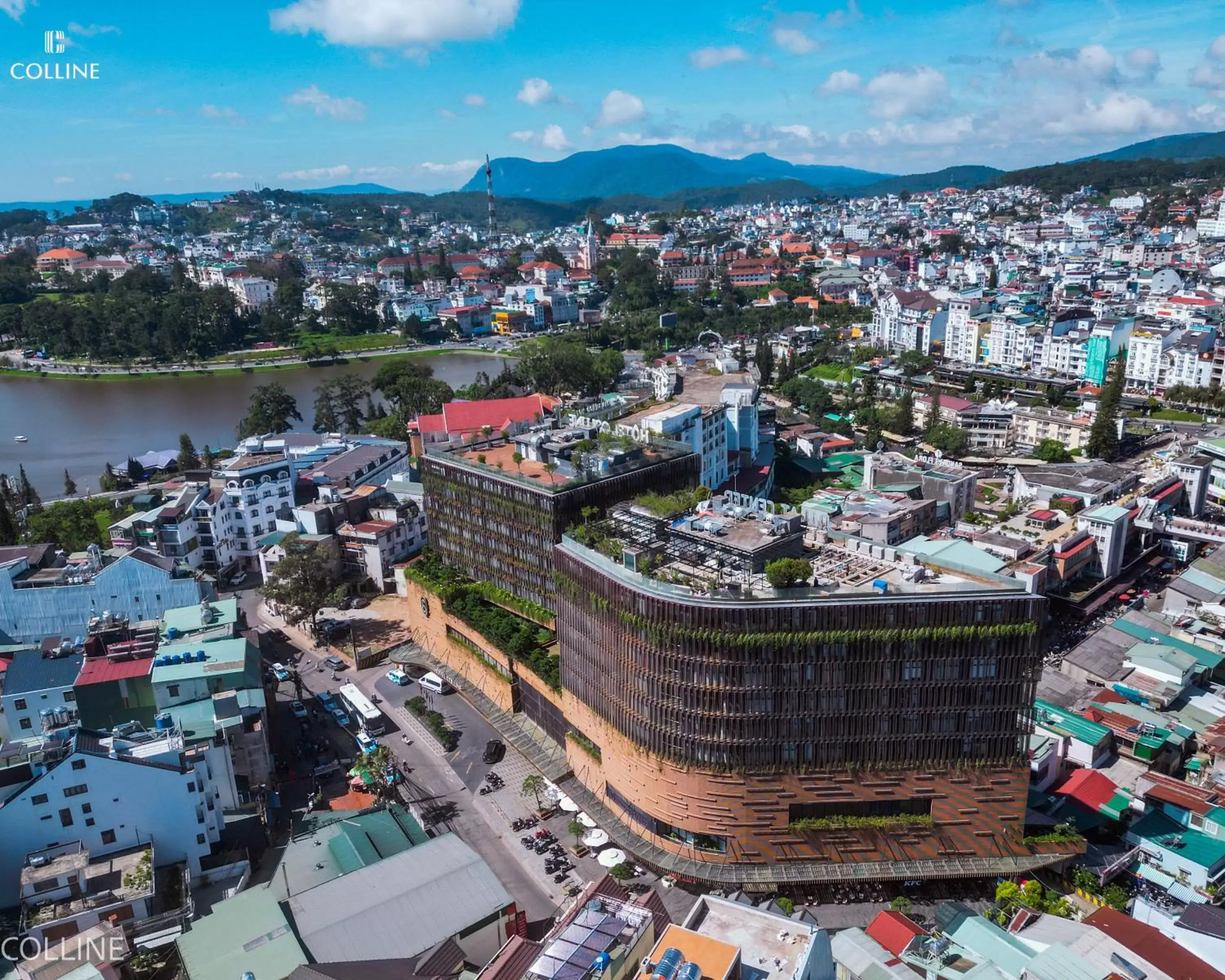 Property building, Bird's-eye View in Hôtel Colline