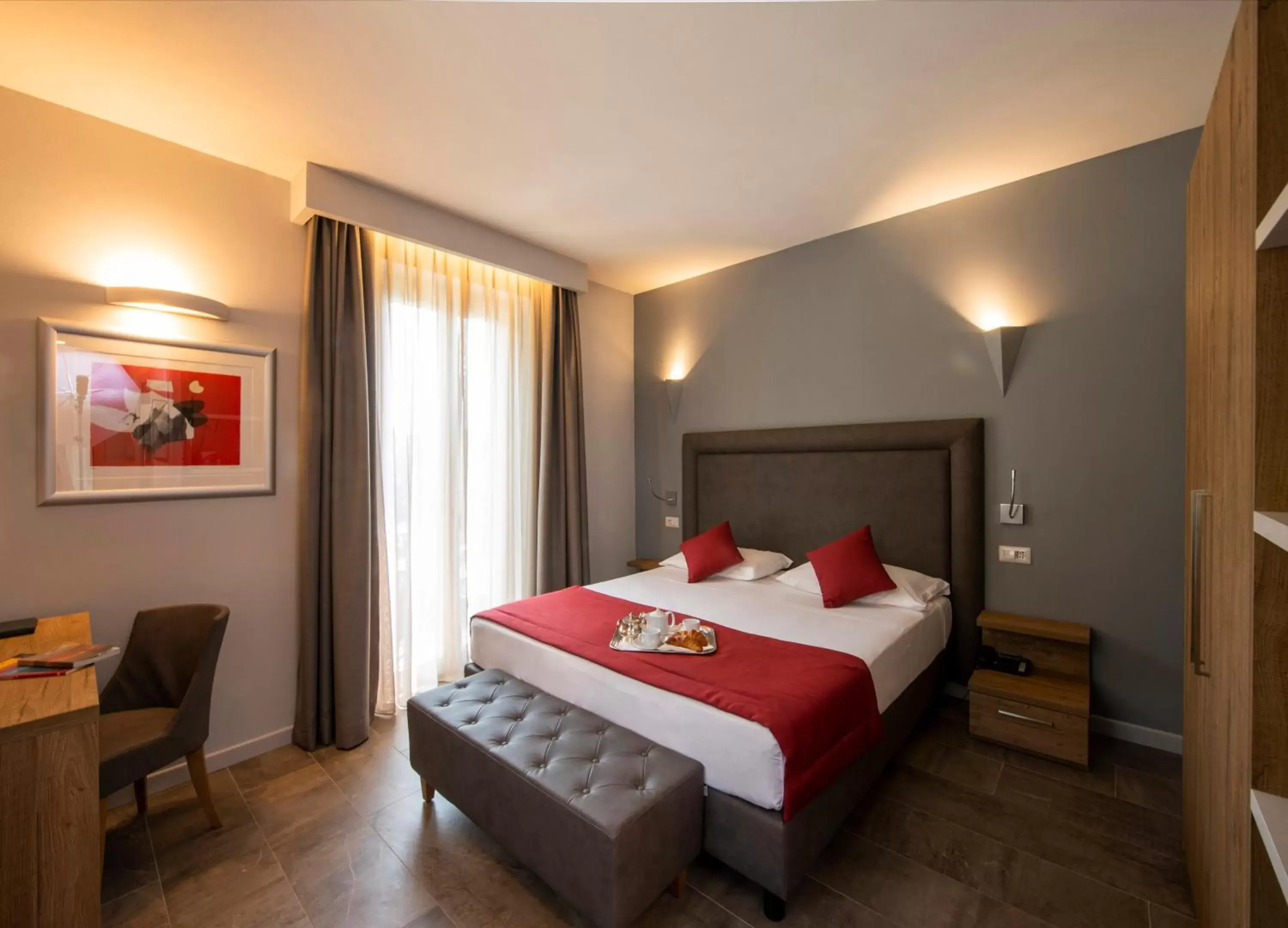 Bed in Hotel Ristorante La Quartina
