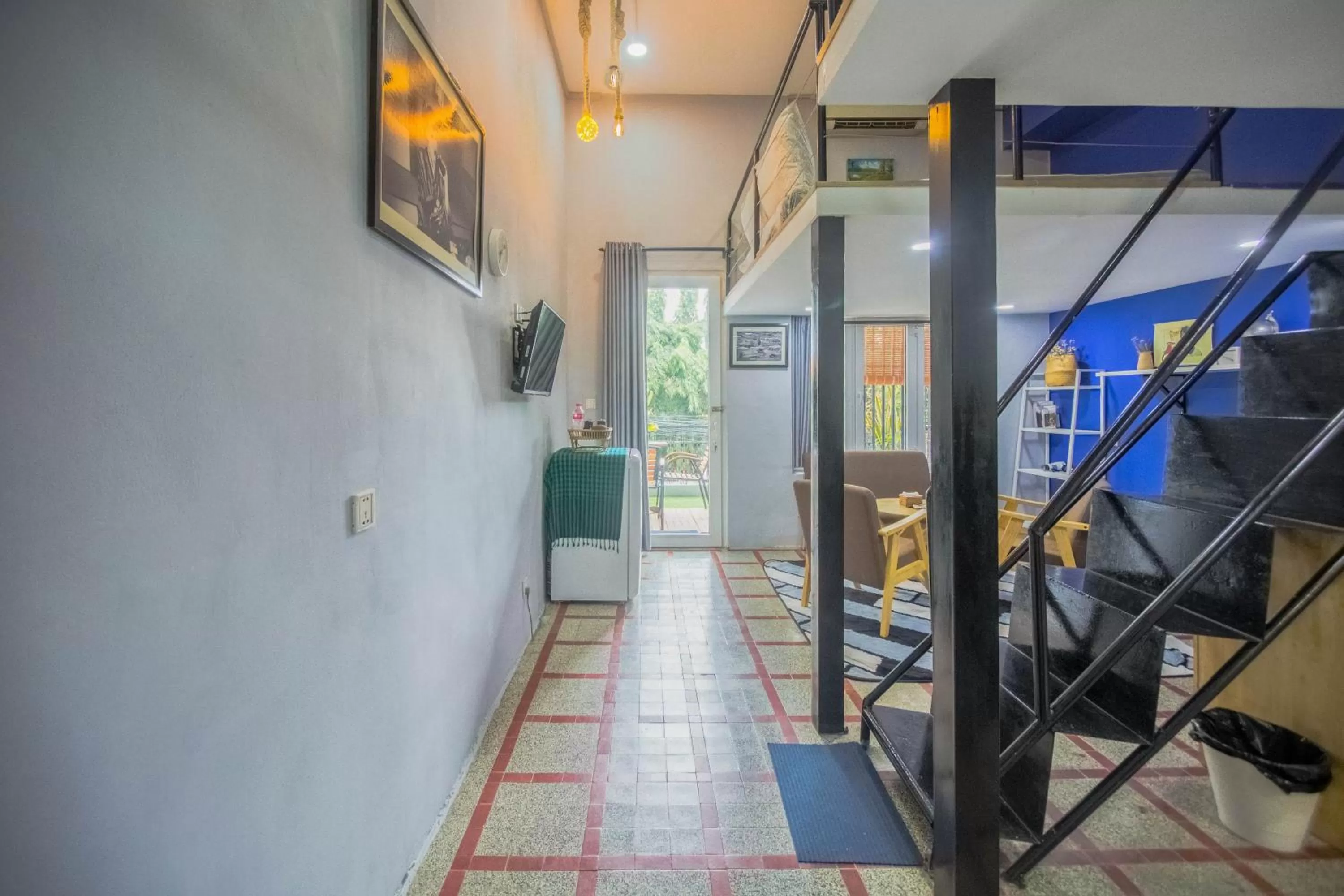 Living room in The Artist Residence