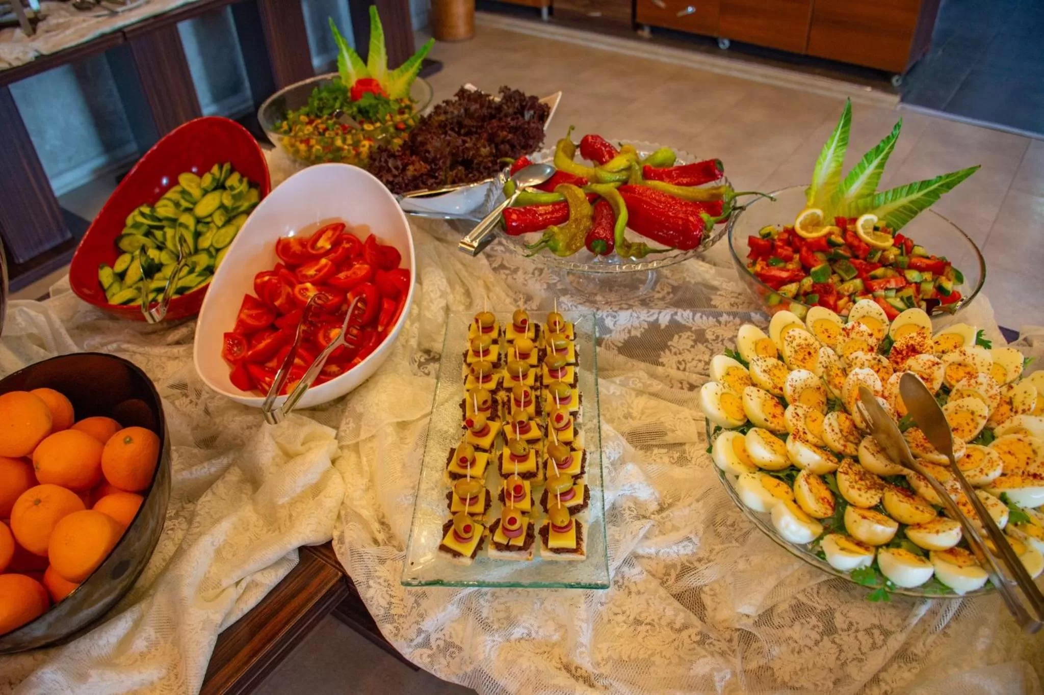 Buffet breakfast, Food in Sandal Otel