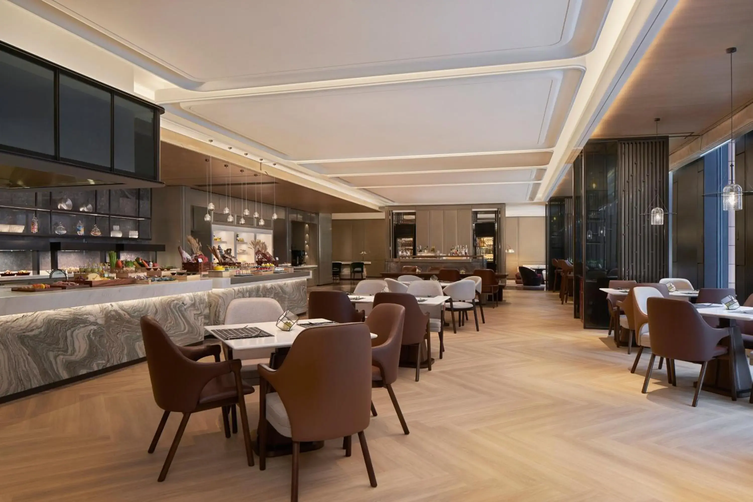 Lounge or bar, Restaurant/Places to Eat in Tianjin Marriott Hotel National Convention and Exhibition Center