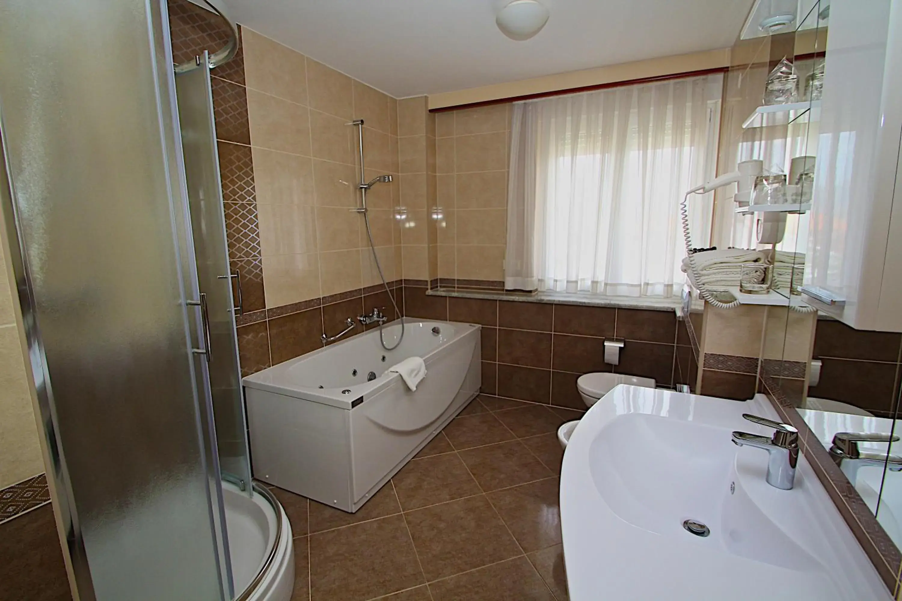 Shower, Bathroom in Hotel Trogir Palace