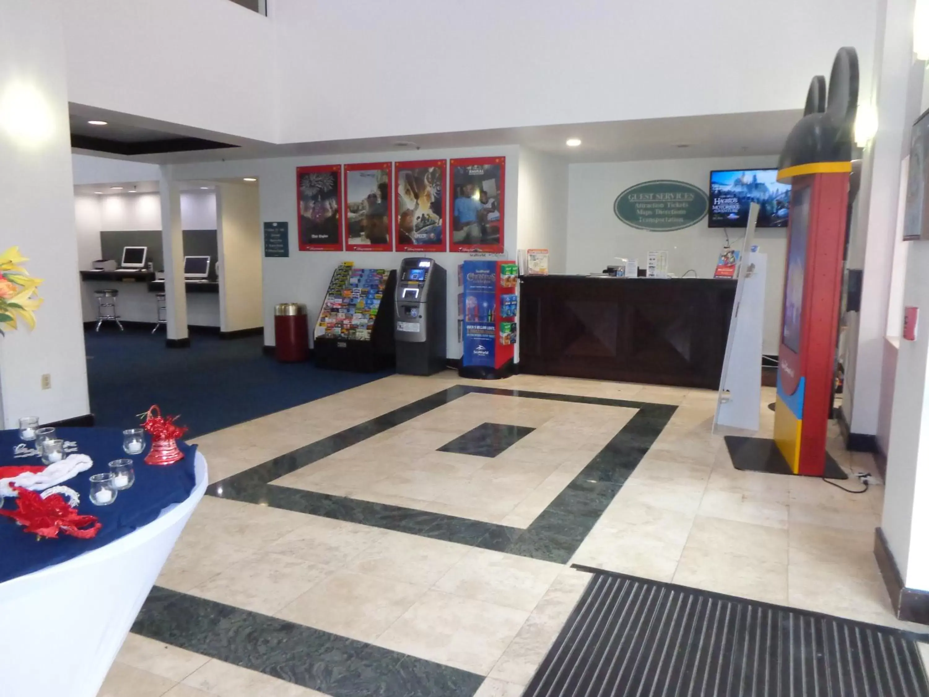 Lobby or reception in SureStay Plus by Best Western Orlando Lake Buena Vista