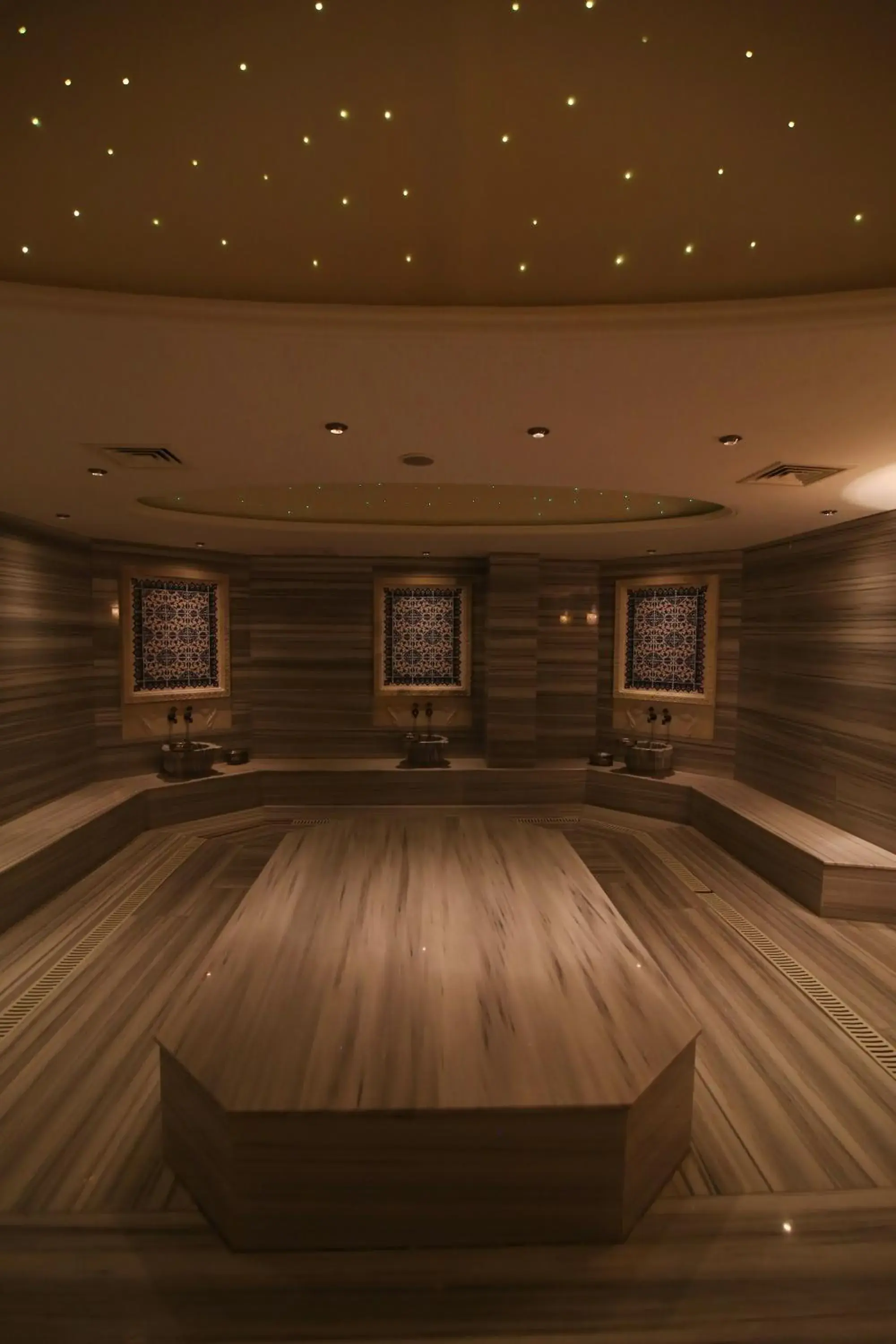 Steam room in Demir Hotel