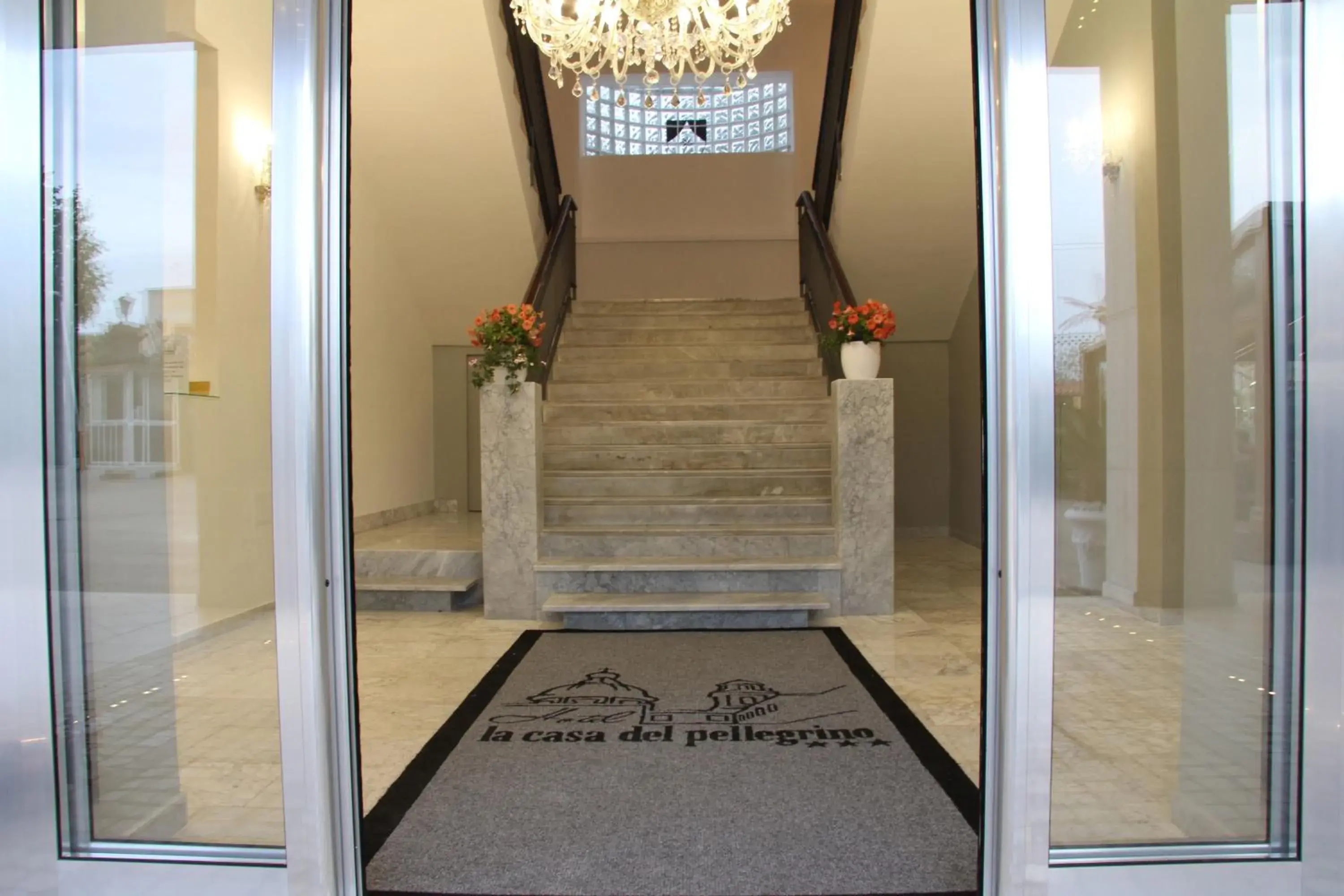 Lobby or reception in Hotel La Casa Del Pellegrino