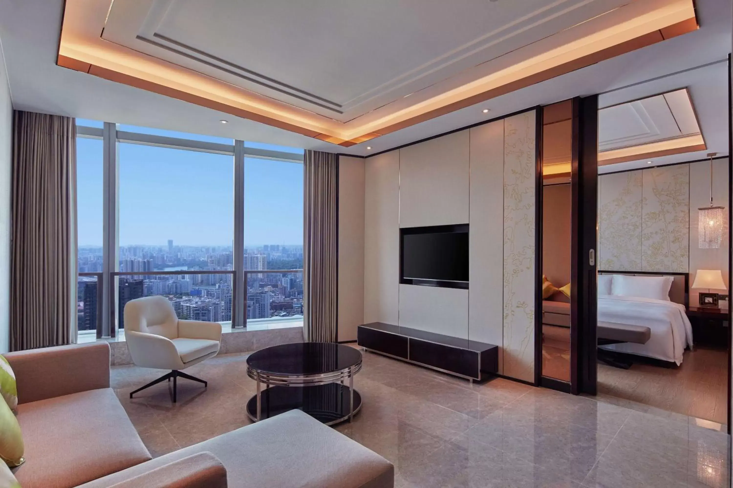 Living room, Seating Area in Hilton Haikou