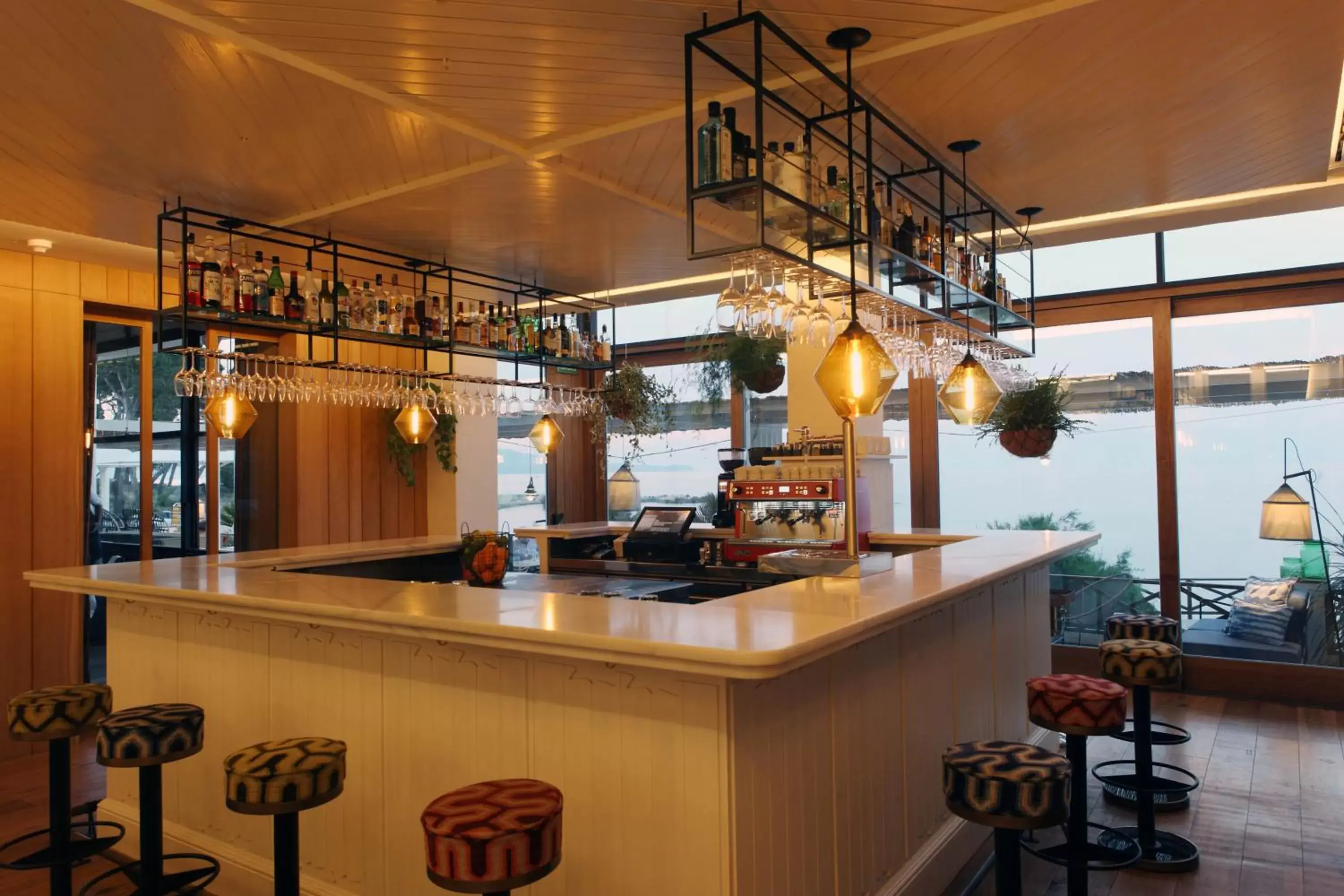 Lounge or bar in Hostal Spa Empúries