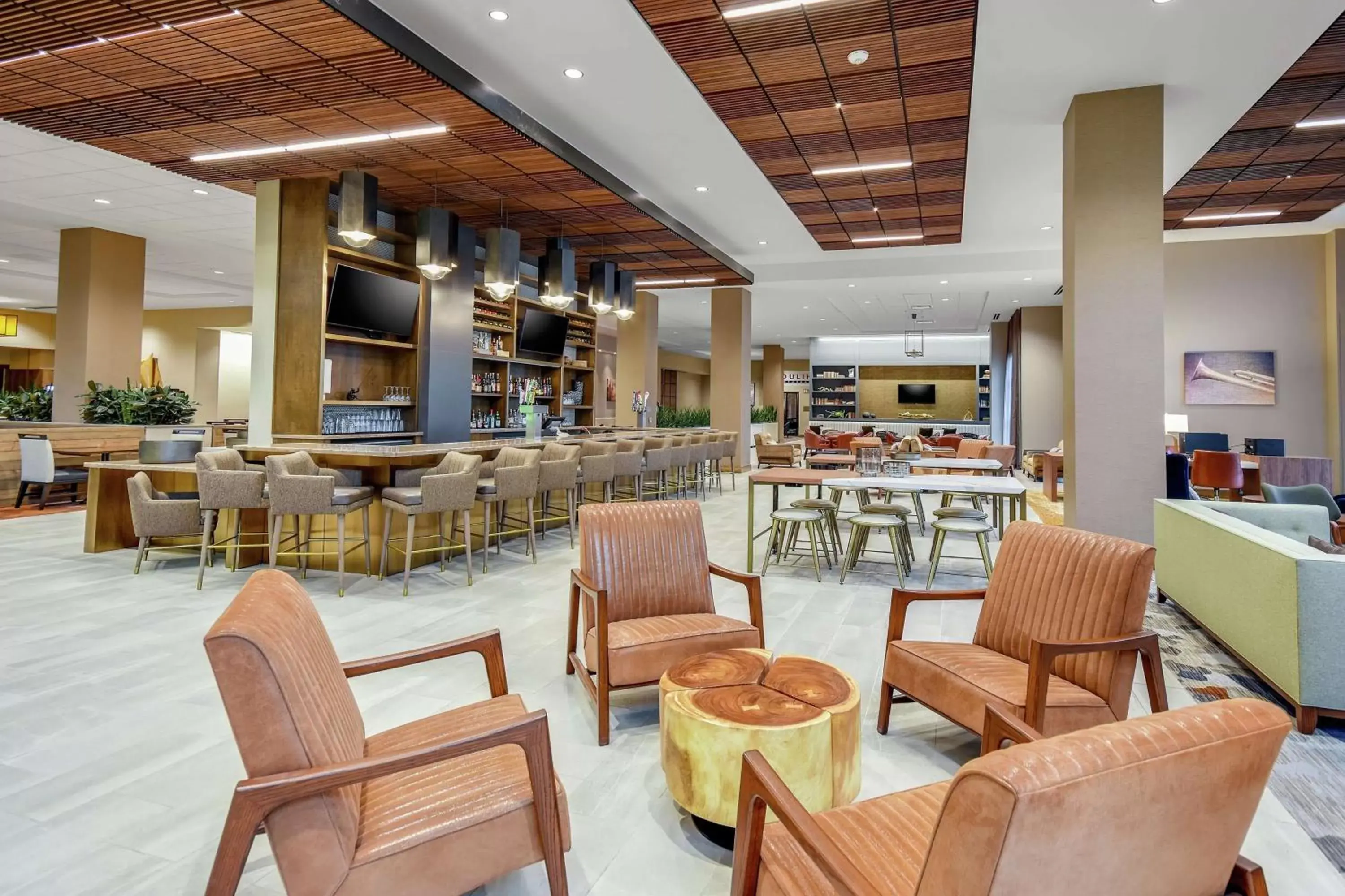 Lobby or reception in Embassy Suites by Hilton Jonesboro Red Wolf Convention Center Lobby or reception in Embassy Suites by Hilton Jonesboro Red Wolf Convention Center