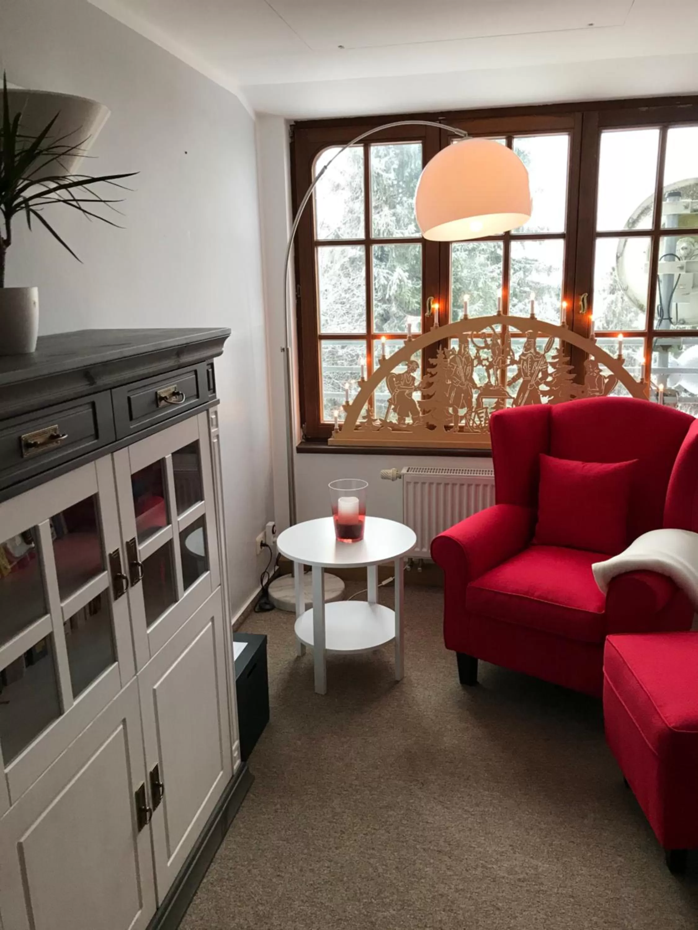 Seating area in Auersberg Haus