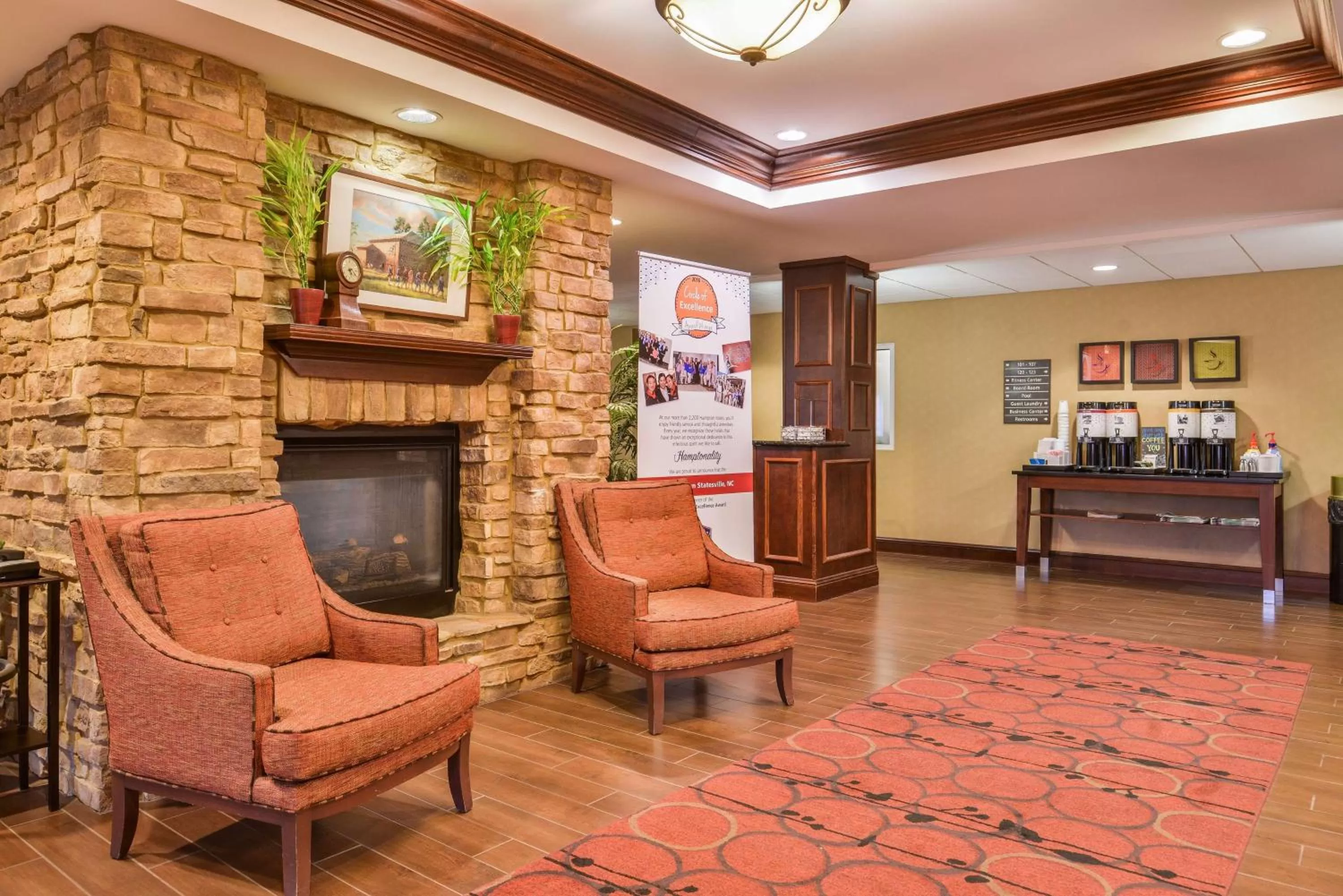Lobby or reception in Hampton Inn Statesville