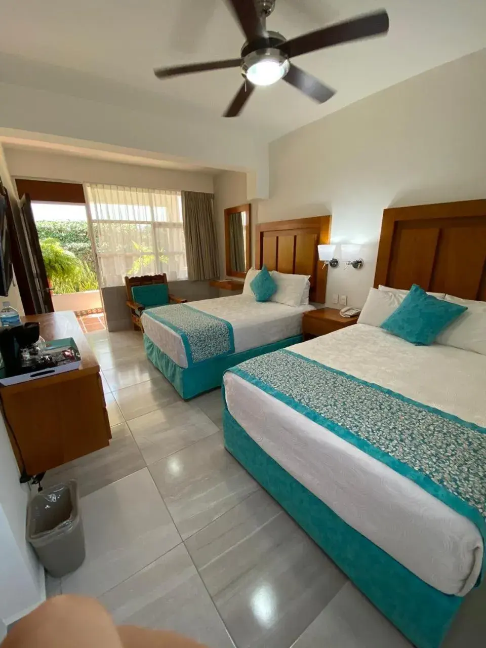 Photo of the whole room, Bed in Hotel Posada Quinta Las Flores