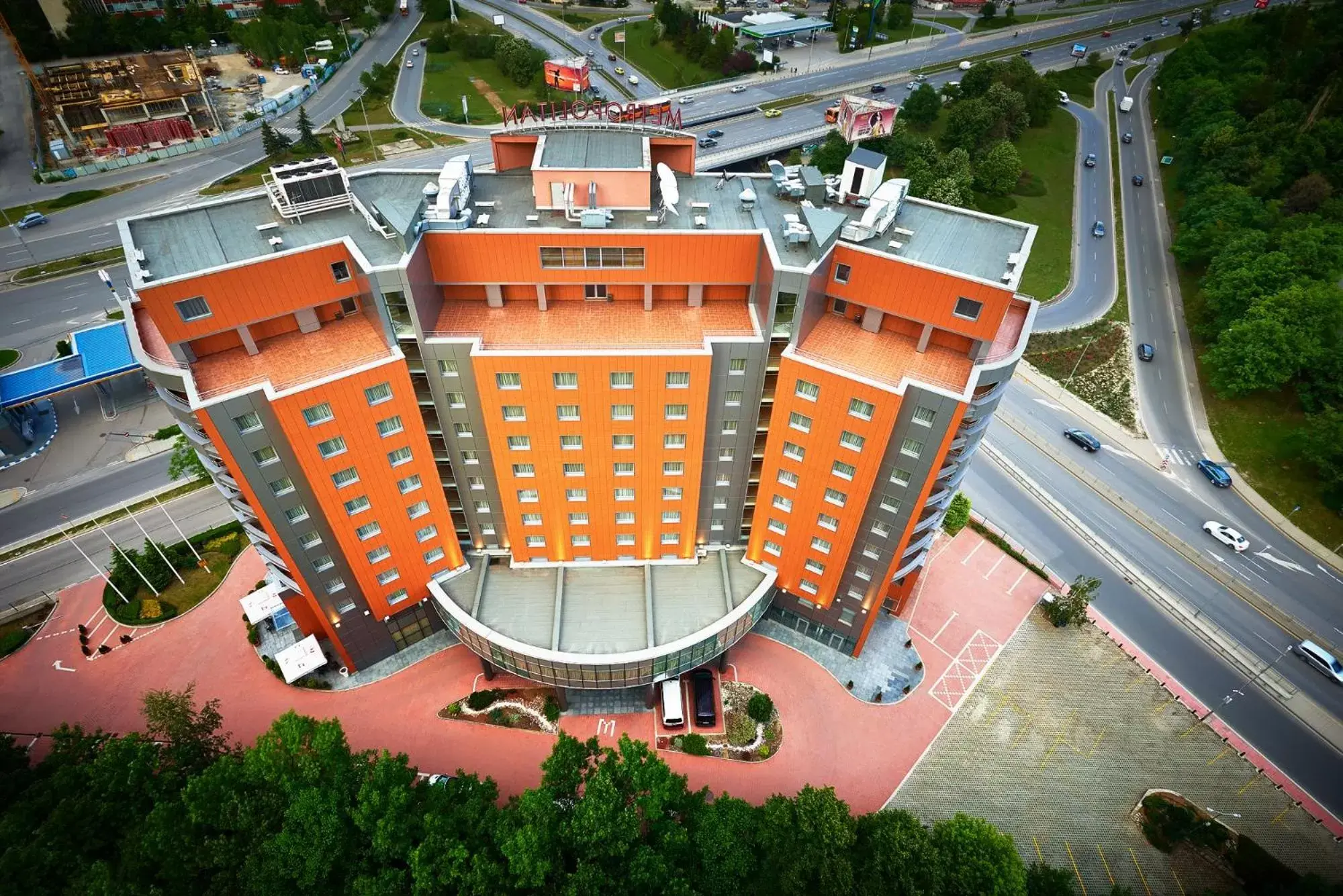 Facade/entrance, Bird's-eye View in Metropolitan Hotel Sofia, a member of Radisson Individuals