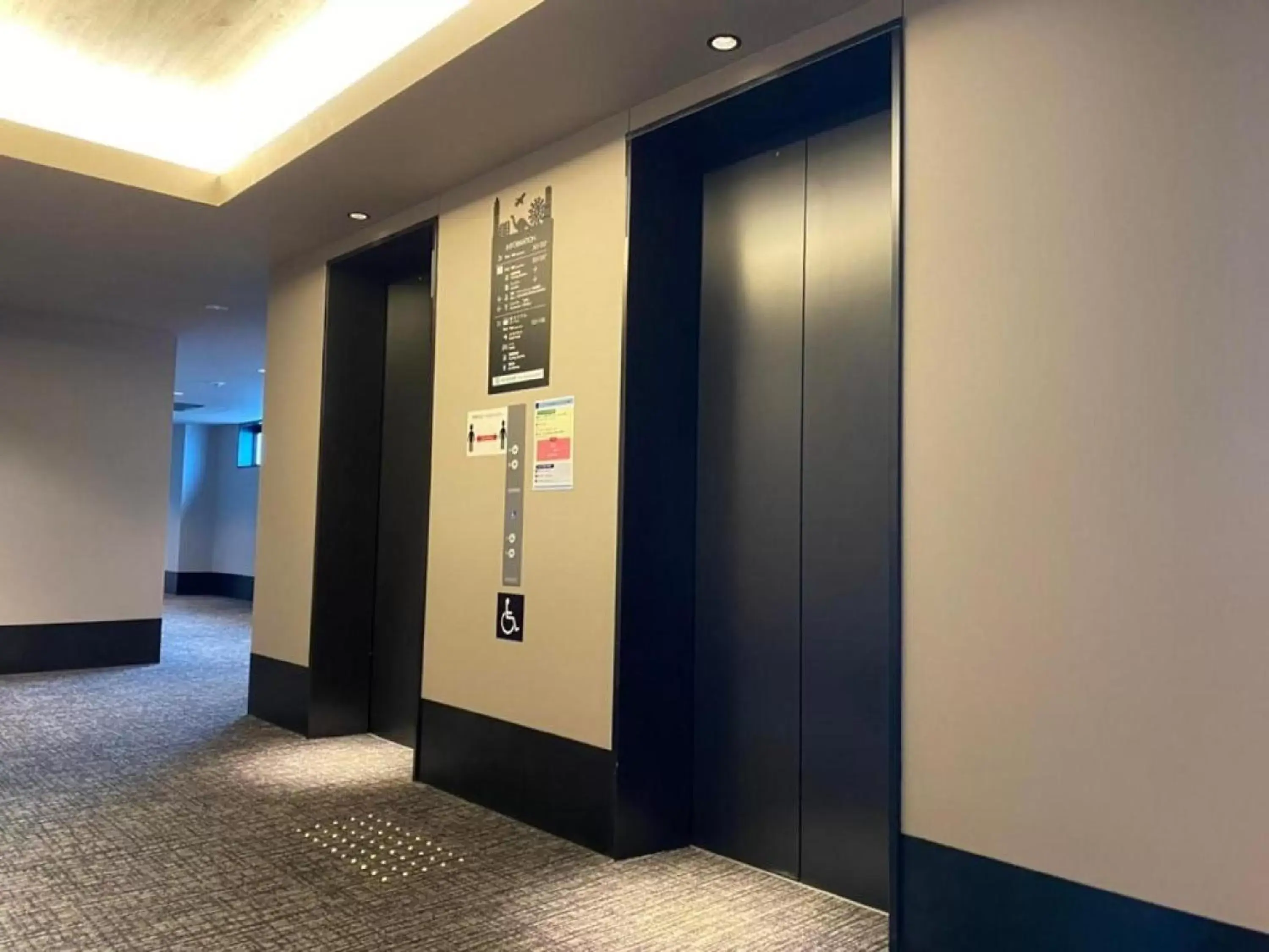 elevator in Henn na Hotel Kansai Airport