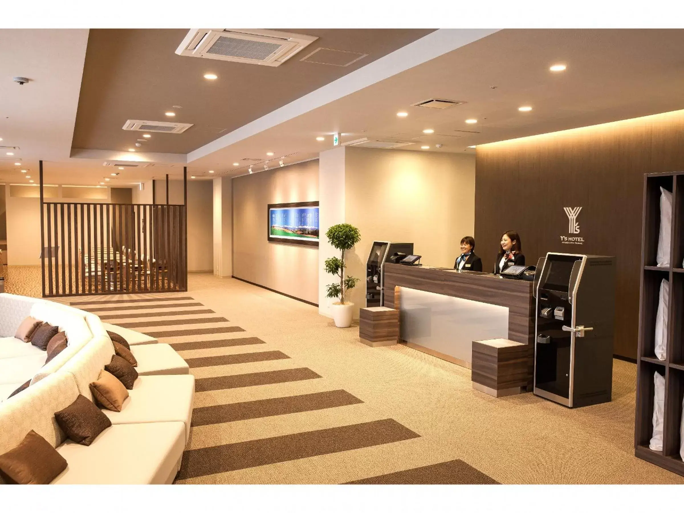 Lobby or reception in Y's Hotel Asahikawa Ekimae