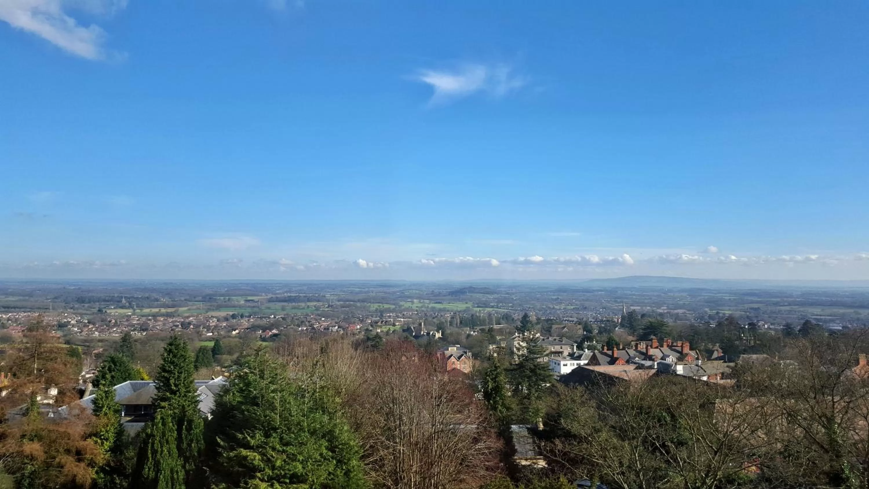 Winter, Bird's-eye View in The Foley Arms Hotel Wetherspoon