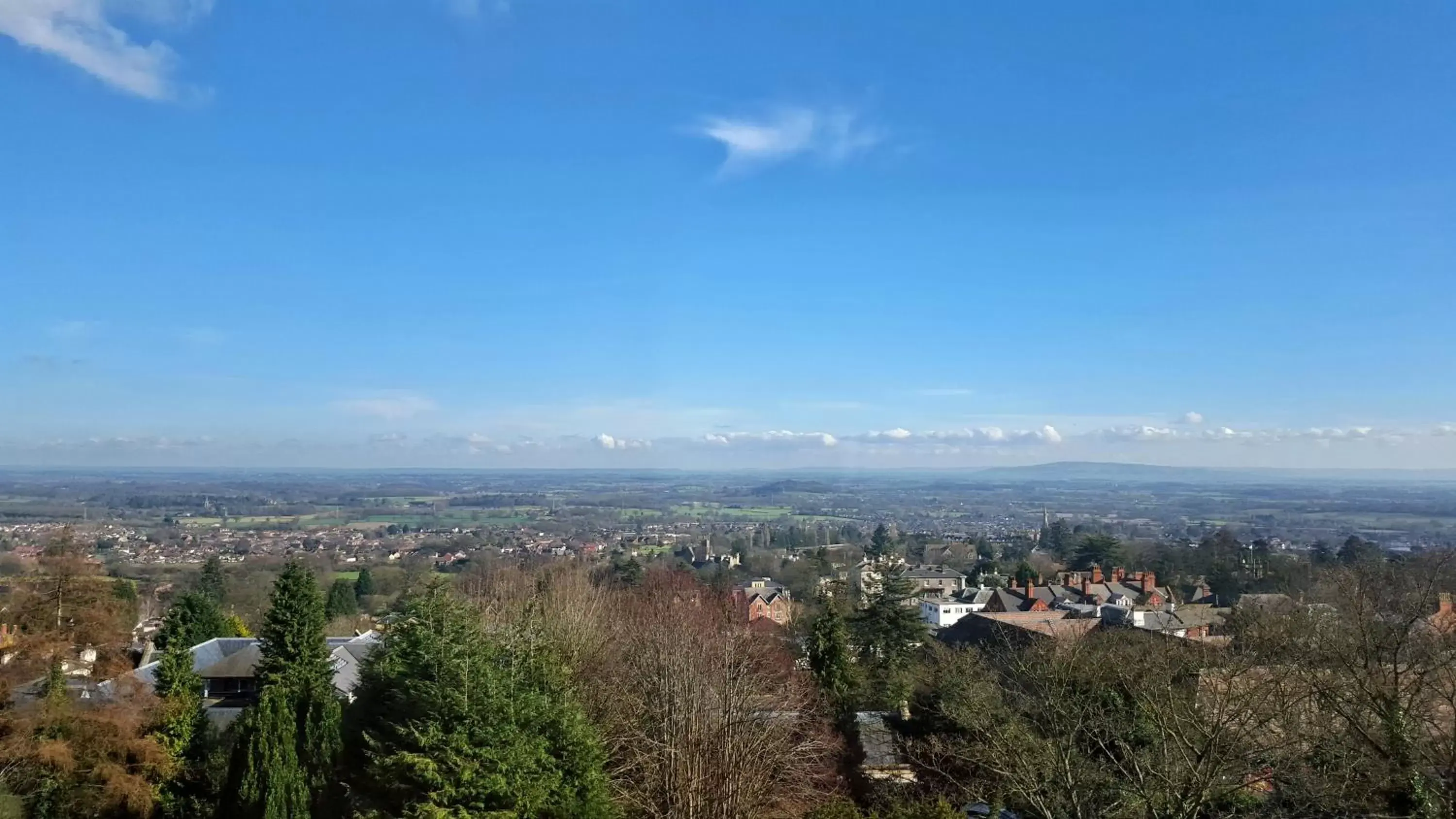 Winter, Bird's-eye View in The Foley Arms Hotel Wetherspoon